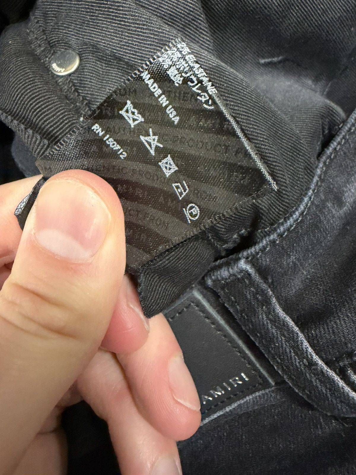 Amiri Amiri MA Dripping Black Jeans NEW 1500$ Size US 36 / EU 52 - 7 Thumbnail