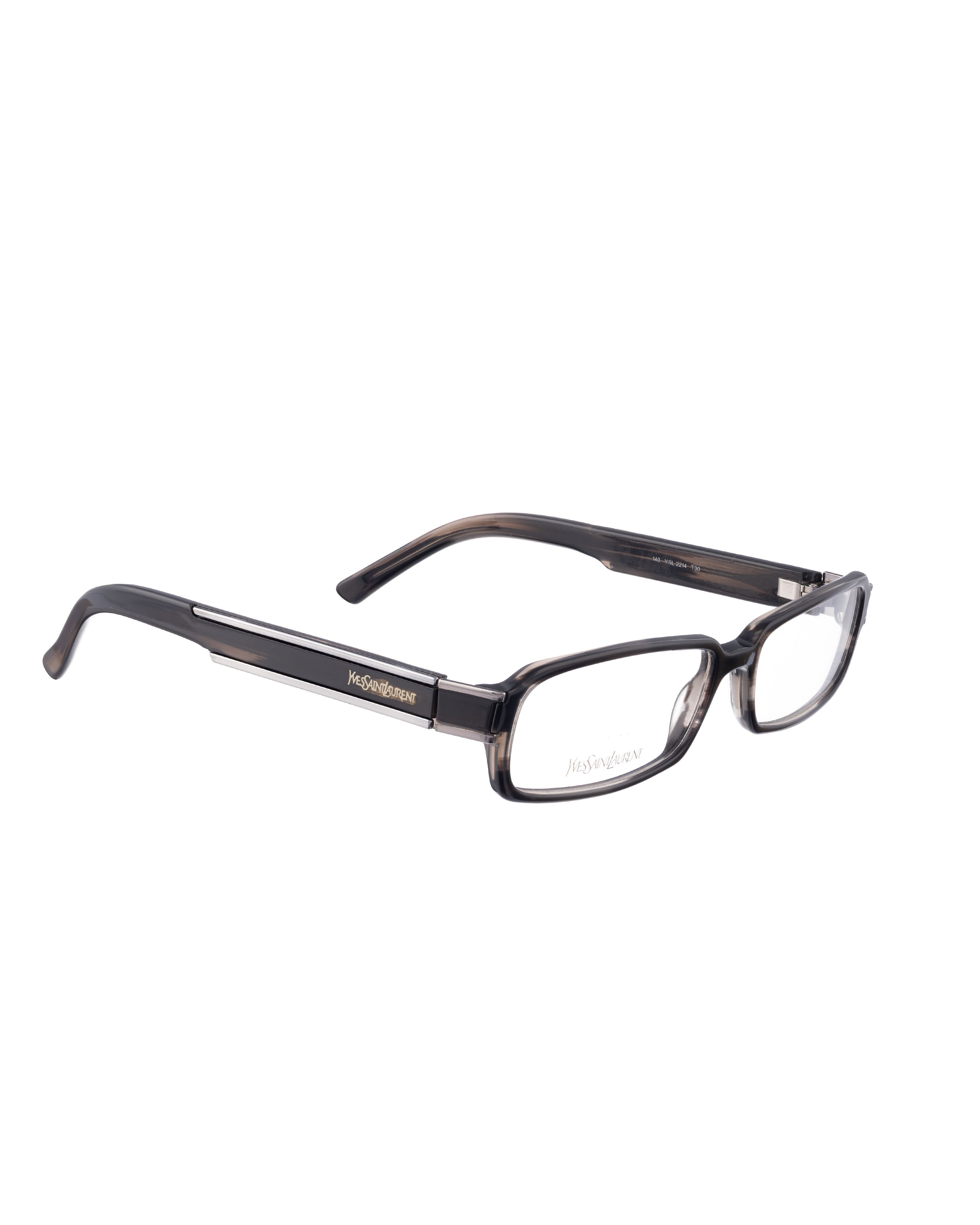Saint Laurent Paris Yves Saint Laurent 00s Plastic Transparent Patches Glasses Size ONE SIZE - 2 Thumbnail
