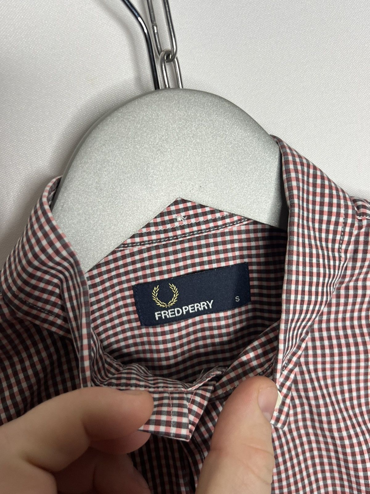 Fred Perry Fred Perry Plaid Shirt Long Sleeve Tee Based Size US S / EU 44-46 / 1 - 7 Thumbnail