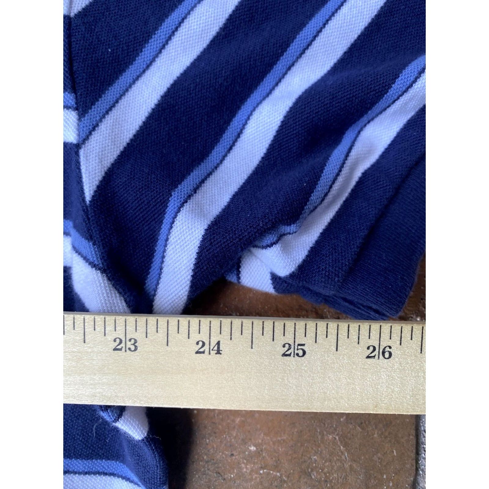 Polo Ralph Lauren VINTAGE Polo Ralph Lauren Yacht Club Striped Polo Shirt Mens XL Blue 90s Polo RL-67 Yacht Club Size US XL / EU 56 / 4 - 5 Thumbnail