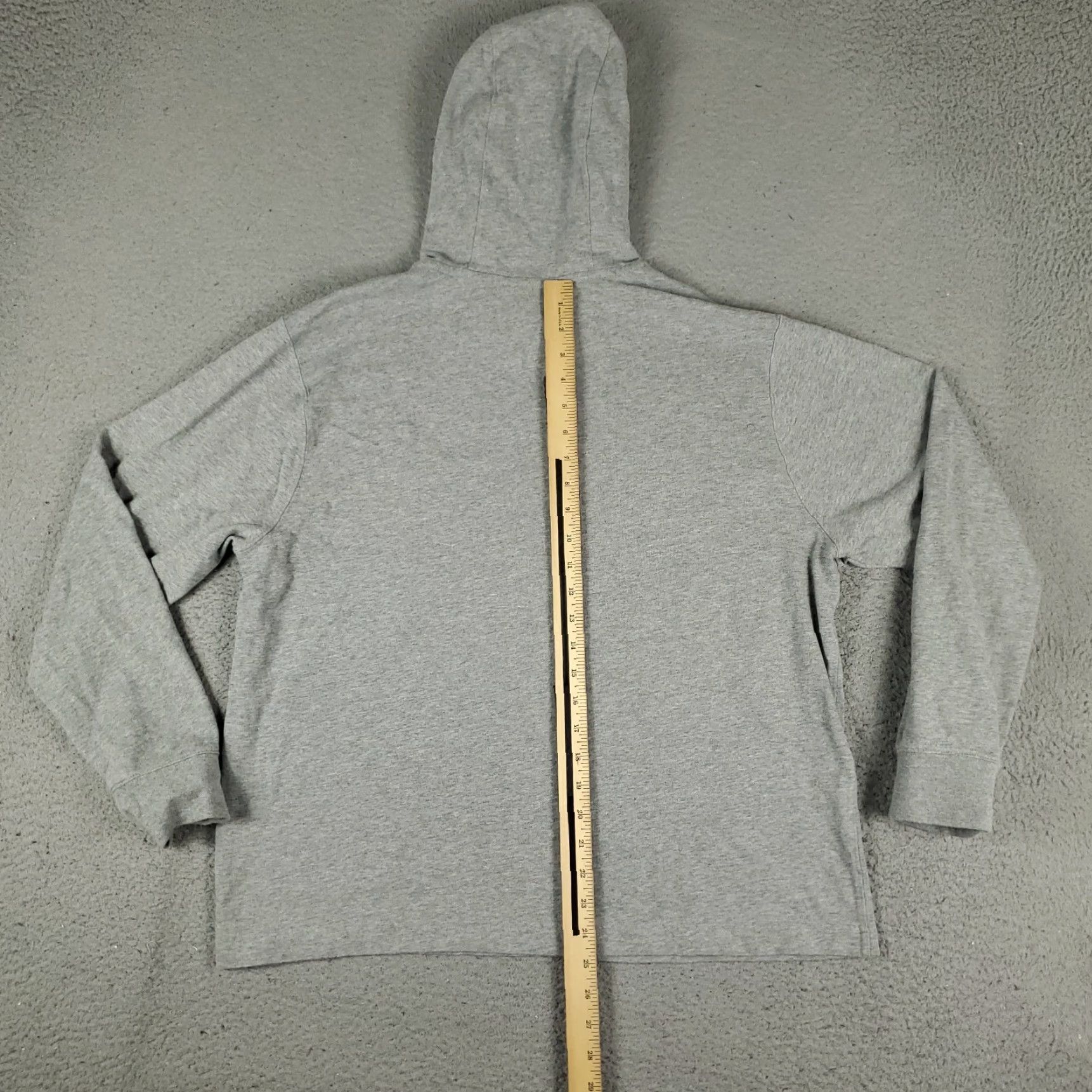 Nike Nike Shirt Mens Large Gray Swoosh Hoodie Long Sleeve Pullover Mock Neck Tagless Logo Size US L / EU 52-54 / 3 - 6 Thumbnail