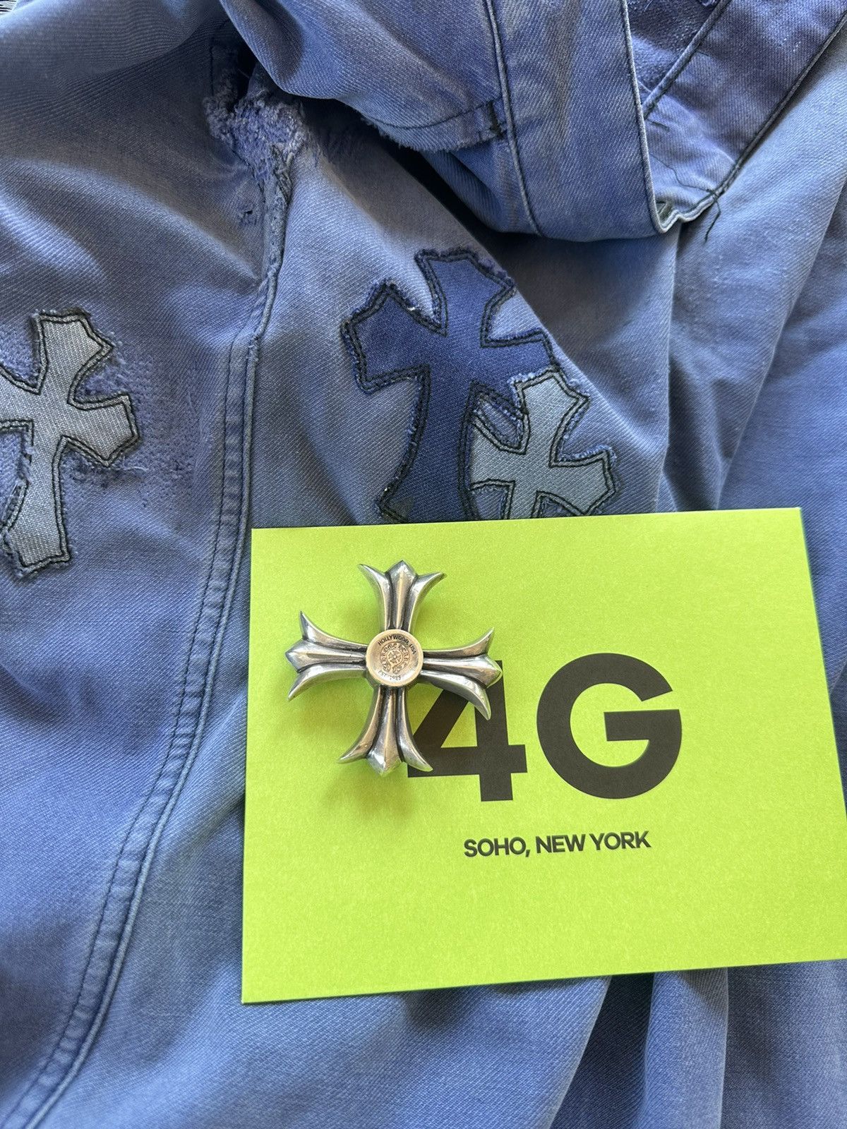 Chrome Hearts Chrome Hearts Cross Plus SOLID SILVER FIDGET SPINNER Size ONE SIZE - 9 Thumbnail