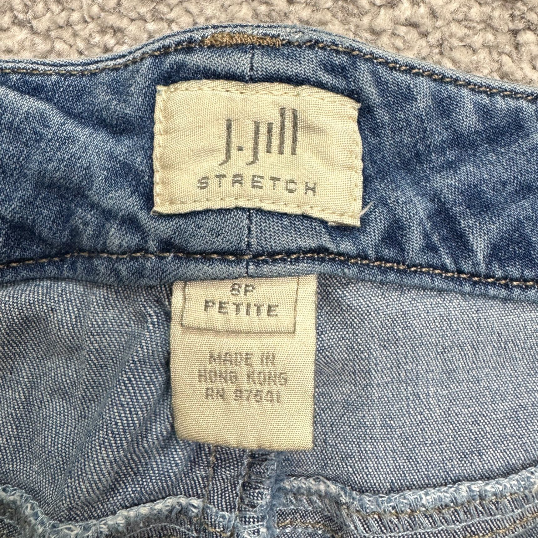 J. Jill J. Jill Jeans Cropped High Rise 28x21 Blue Petites 8P Denim Womens Size 30" / US 8 / IT 44 - 5 Thumbnail