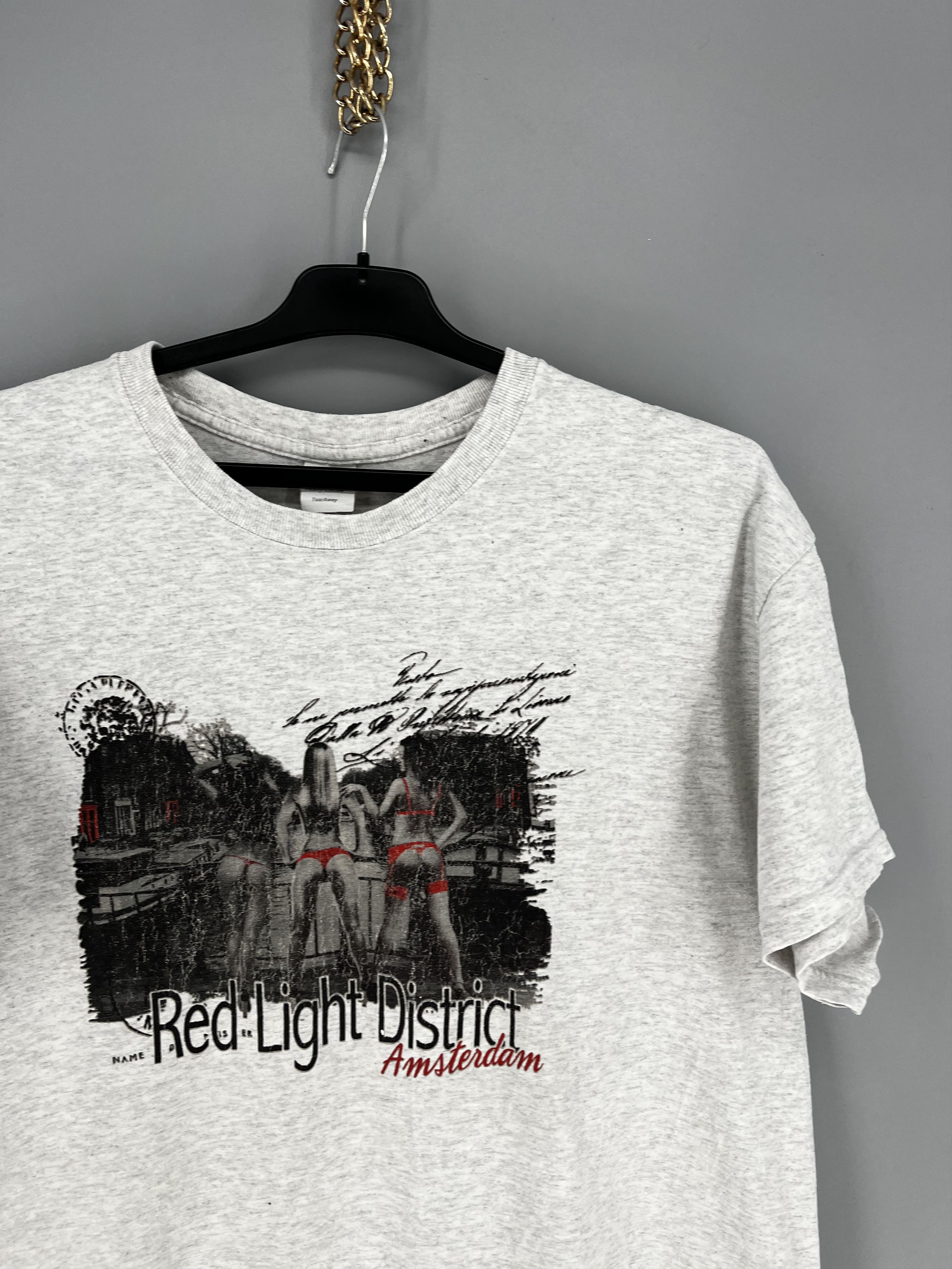 Hook-Ups Vintage 00s Amsterdam red light district graphic tee Size US XL / EU 56 / 4 - 6 Thumbnail