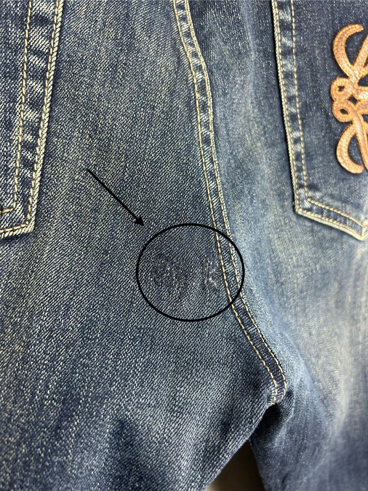 Loewe LOEWE Anagram Denim Jeans Made in Italy W34 Luxury Designer Size US 34 / EU 50 - 8 Thumbnail