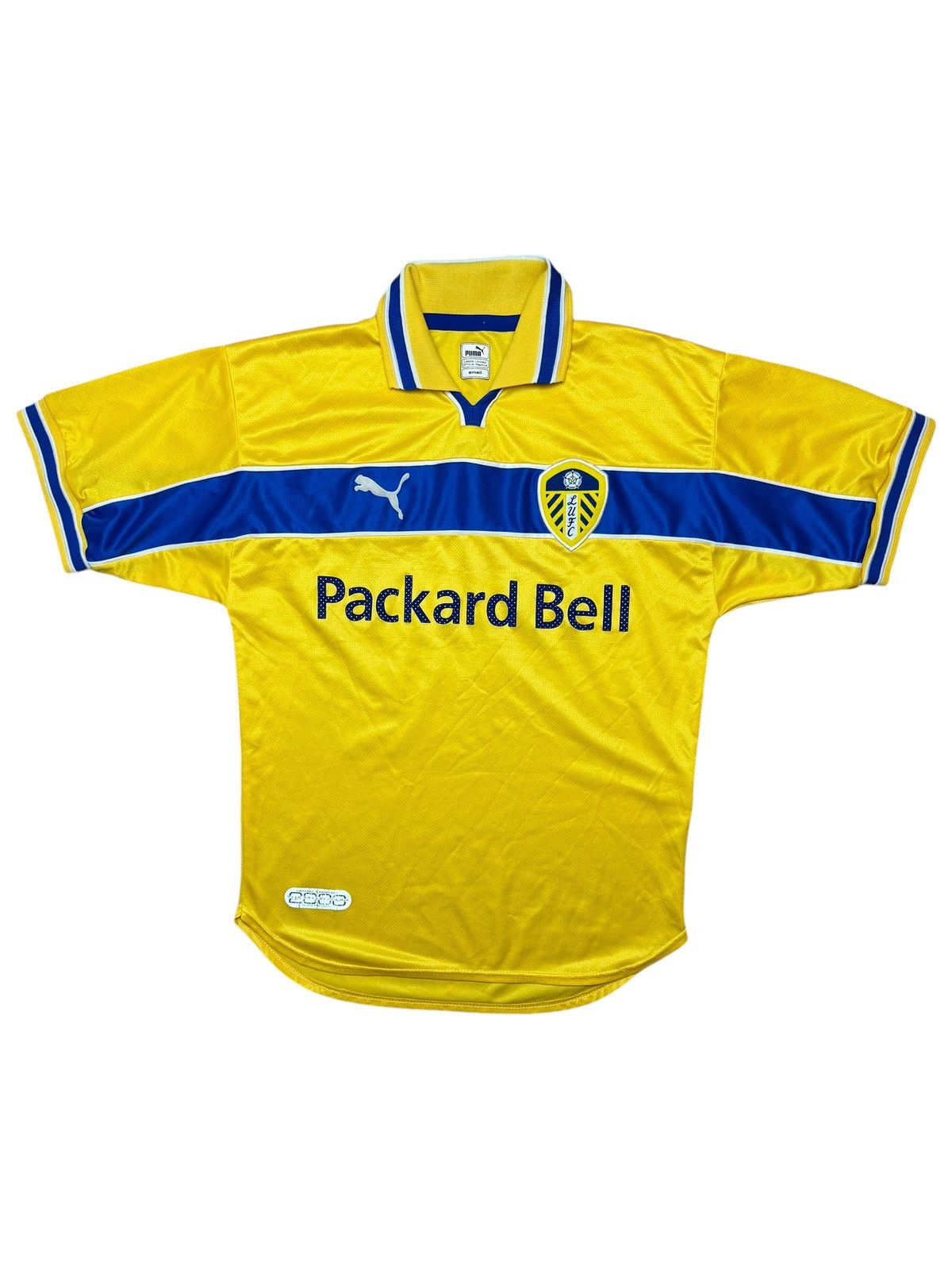 Puma Leeds United 1999-2000 Puma football Jersey Size US S / EU 44-46 / 1 - 2 Thumbnail