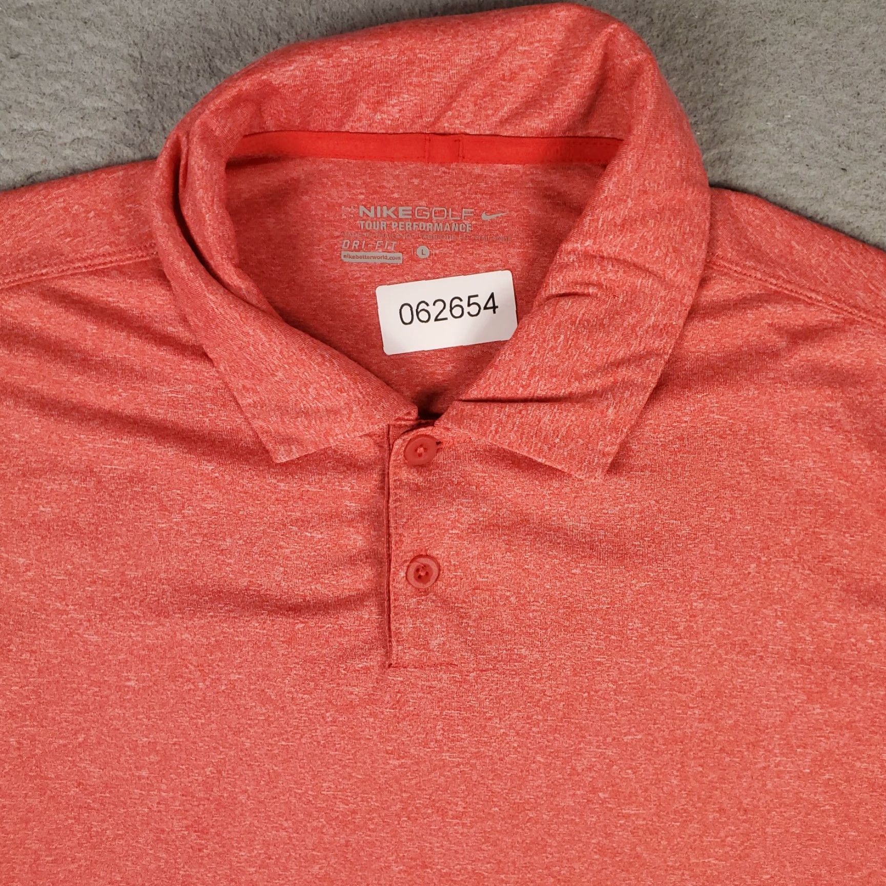 Nike Nike Polo Shirt Mens Size Large Red Swoosh Golf Casual Short Sleeve Size US L / EU 52-54 / 3 - 2 Thumbnail