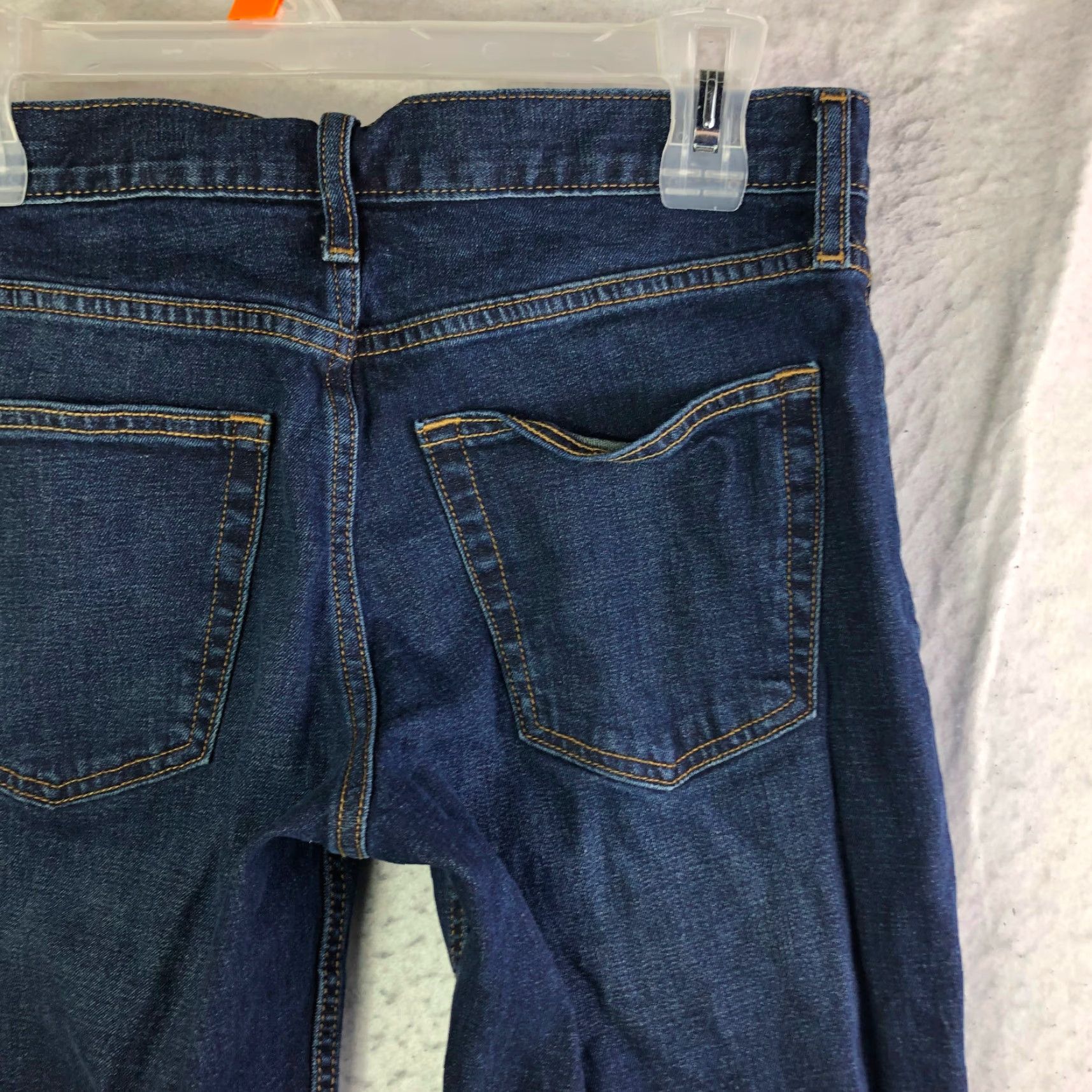 Old Navy Old Navy Jeans Mens 28x30 Dark Wash Blue Denim Straight Leg Mid Rise Denim Jeans Regular Fit Cotton Logo Vintage No Size US 28 / EU 44 - 6 Thumbnail
