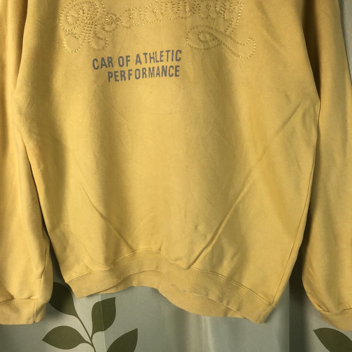 Japanese Brand Sun Orange St Yellow vintage Sweatshirt #7431 Size US M / EU 48-50 / 2 - 6 Thumbnail