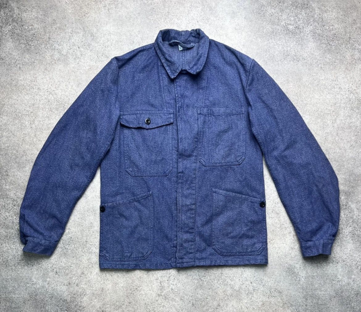 Vintage Sanfor vintage 90s chore work jacket Size US S / EU 44-46 / 1 - 1 Thumbnail