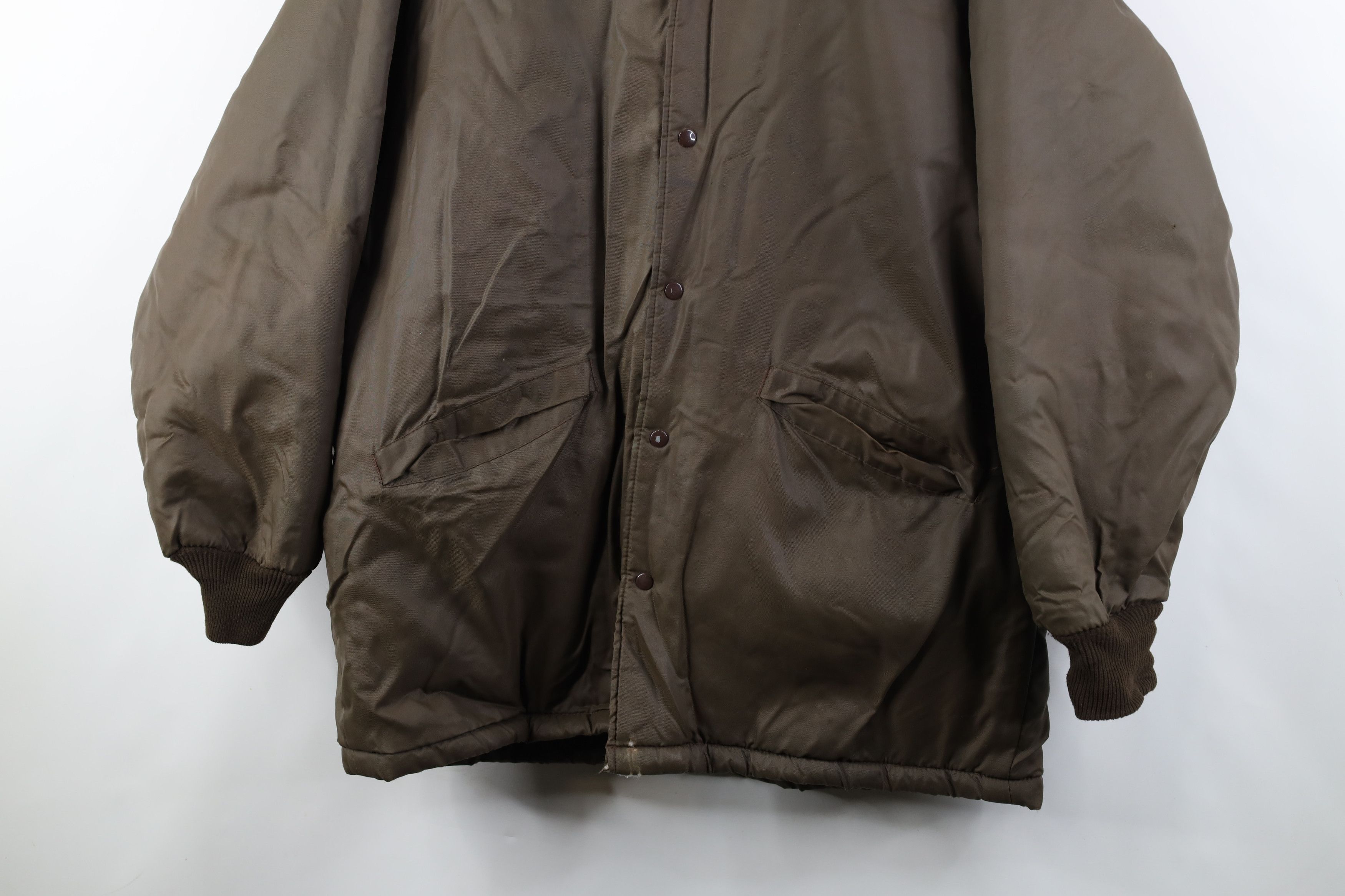 Vintage Vintage 70s Streetwear Pile Fleece Lined Coaches Jacket USA Size US L / EU 52-54 / 3 - 3 Thumbnail