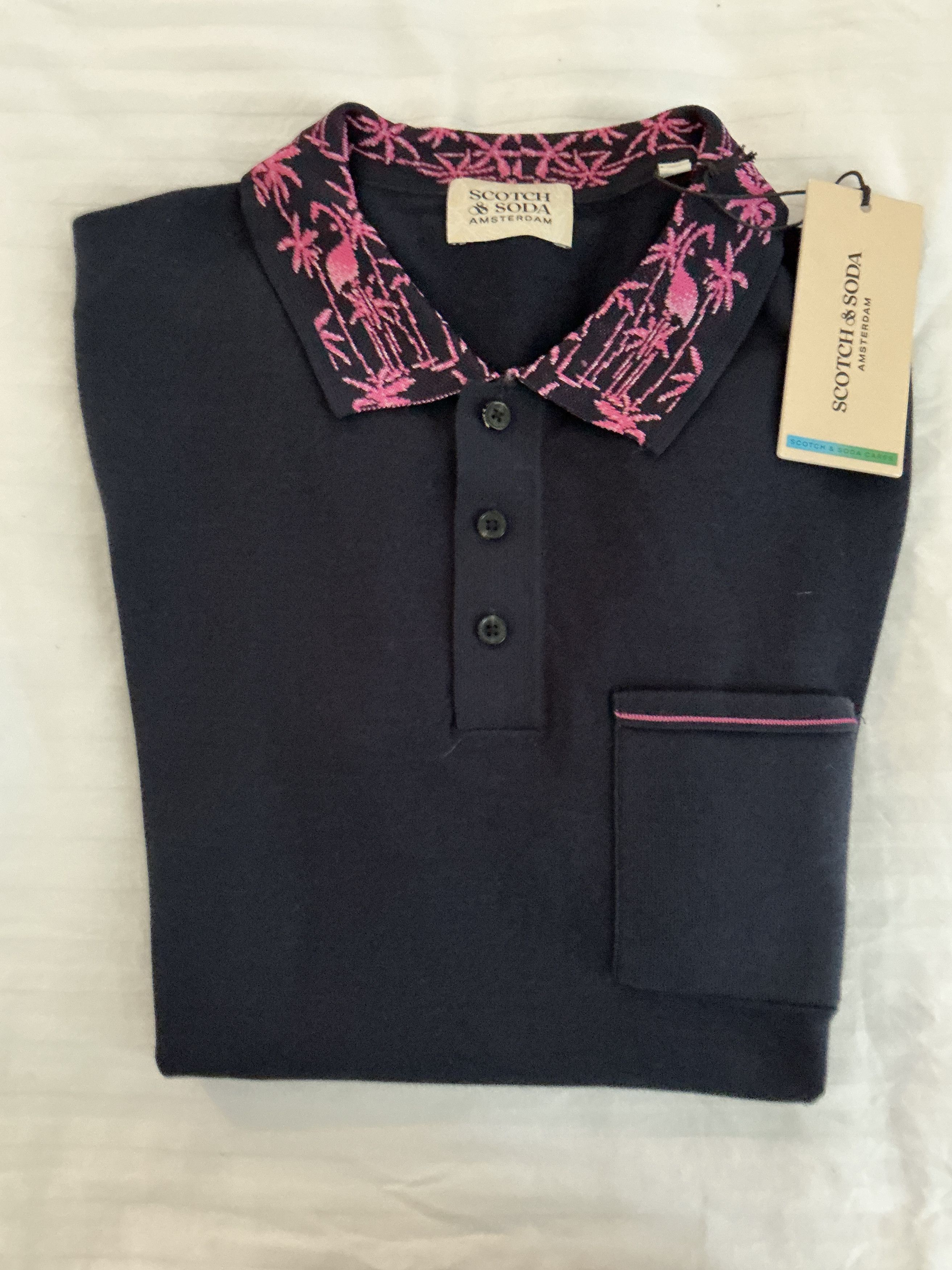 Scotch & Soda Scotch & Soda Embroidered Collar Polo — NWT — Size M Size US M / EU 48-50 / 2 - 16 Thumbnail