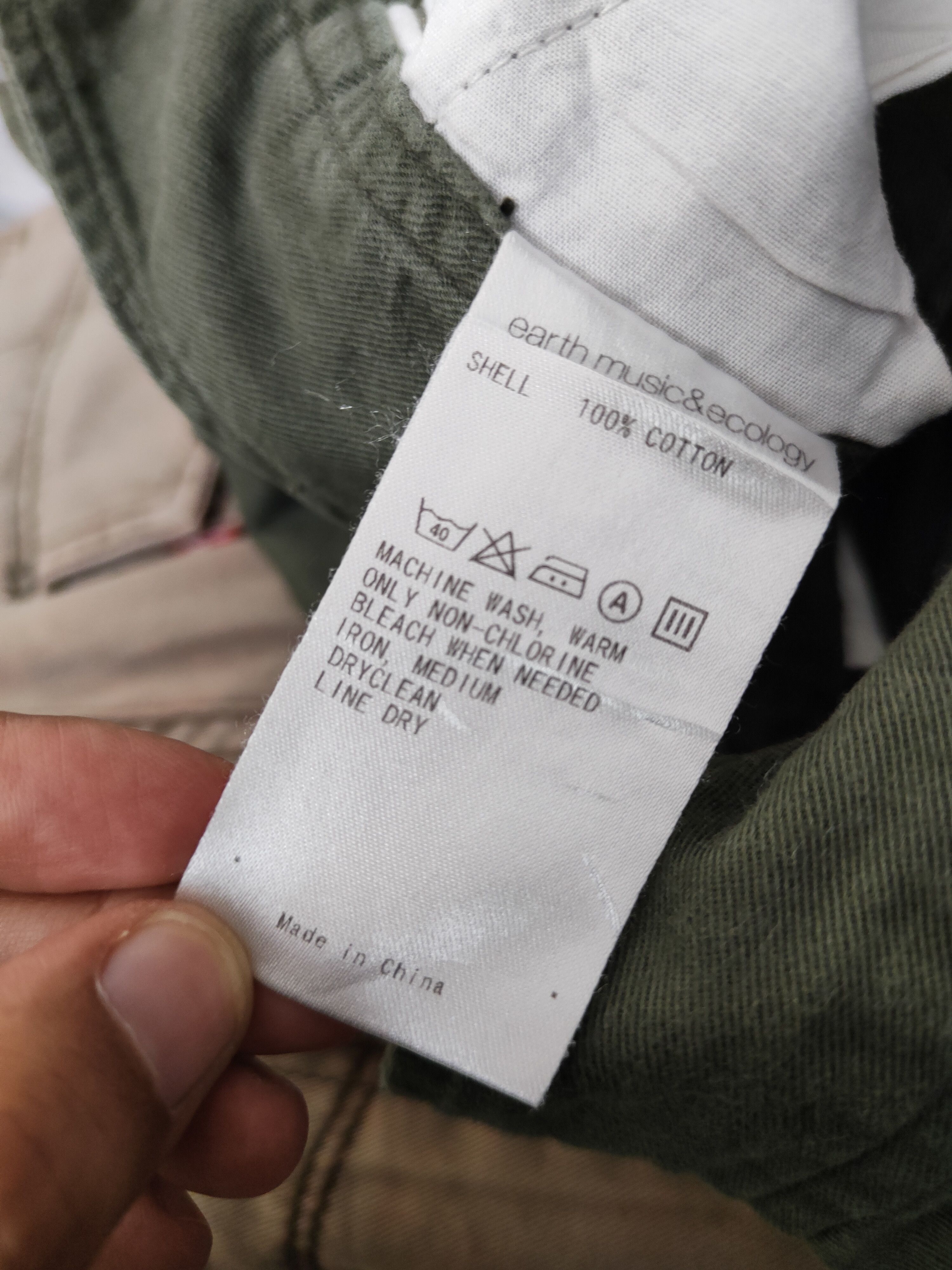 Other DL Earth Music&Ecology Olive Multipocket Cargo Pants #1300 Size 30" / US 8 / IT 44 - 12 Thumbnail