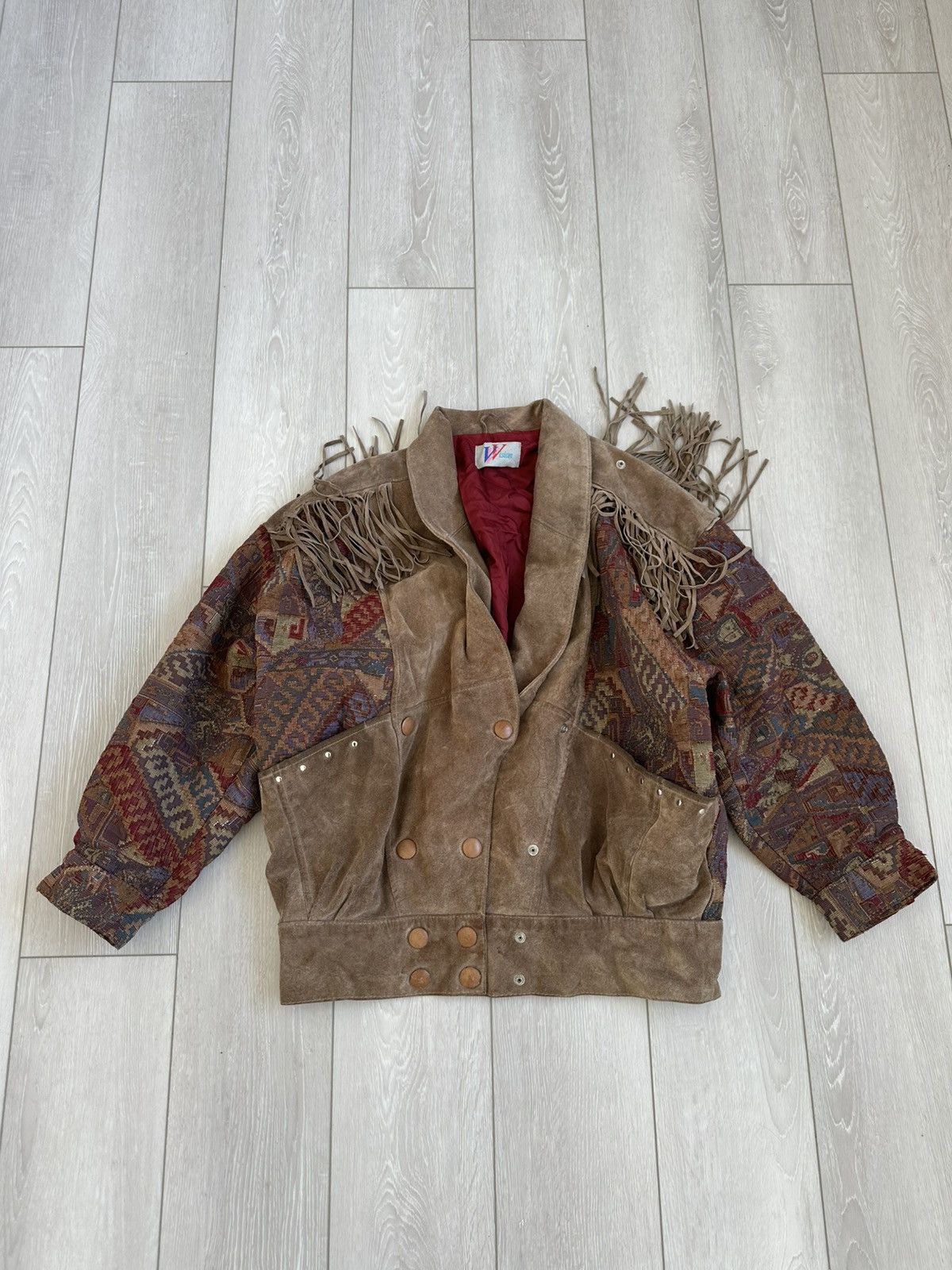 Vintage COWBOY RARE LEATHER JACKET 70-80 S Size US M / EU 48-50 / 2 - 3 Thumbnail