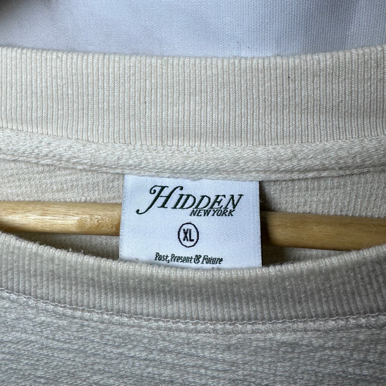 HIDDEN Hidden NY Cream Slub Henley Size US XL / EU 56 / 4 - 3 Thumbnail