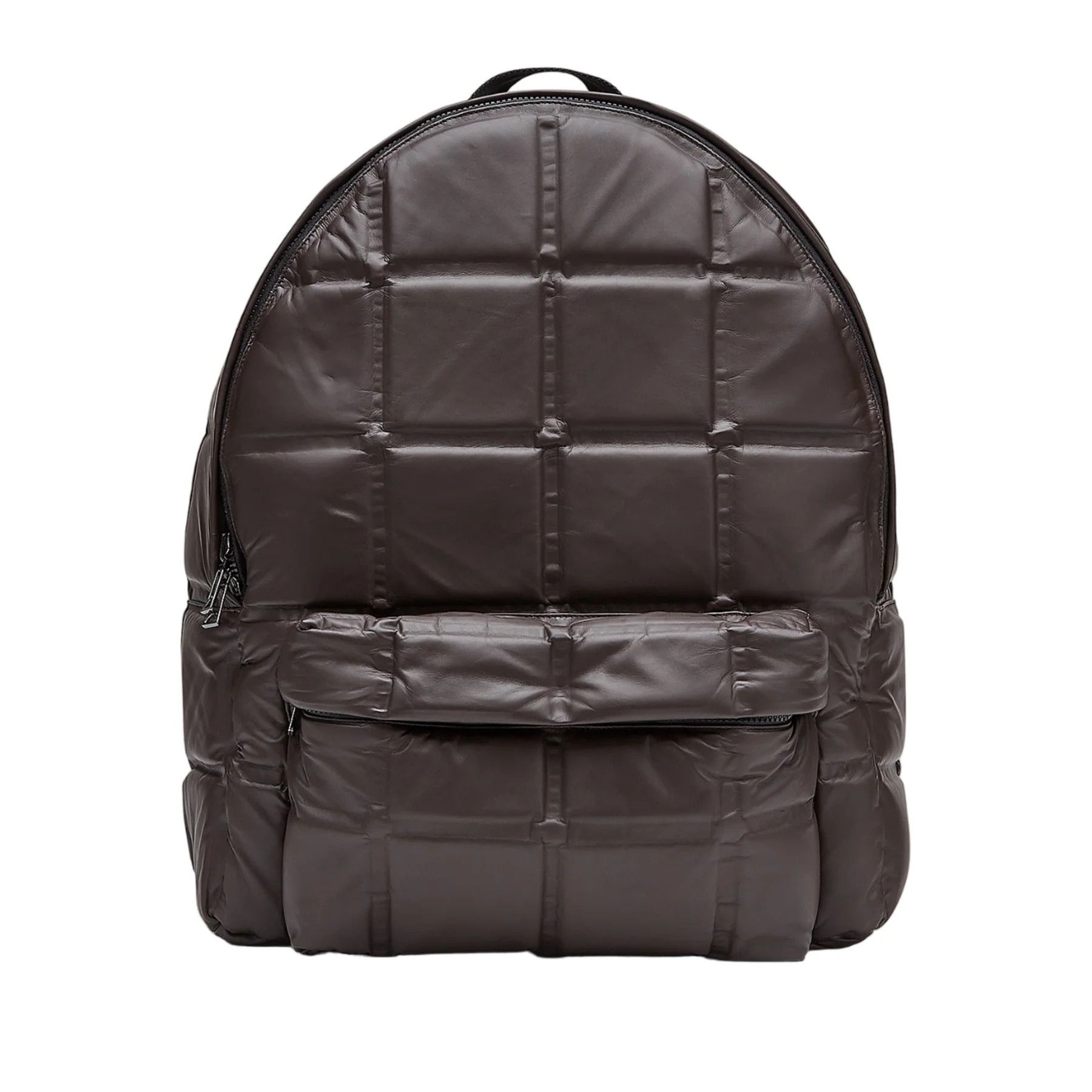 Bottega Veneta o1y0526 Size : OS / Leather Backpack in Dark Brown Size ONE SIZE - 1 Thumbnail