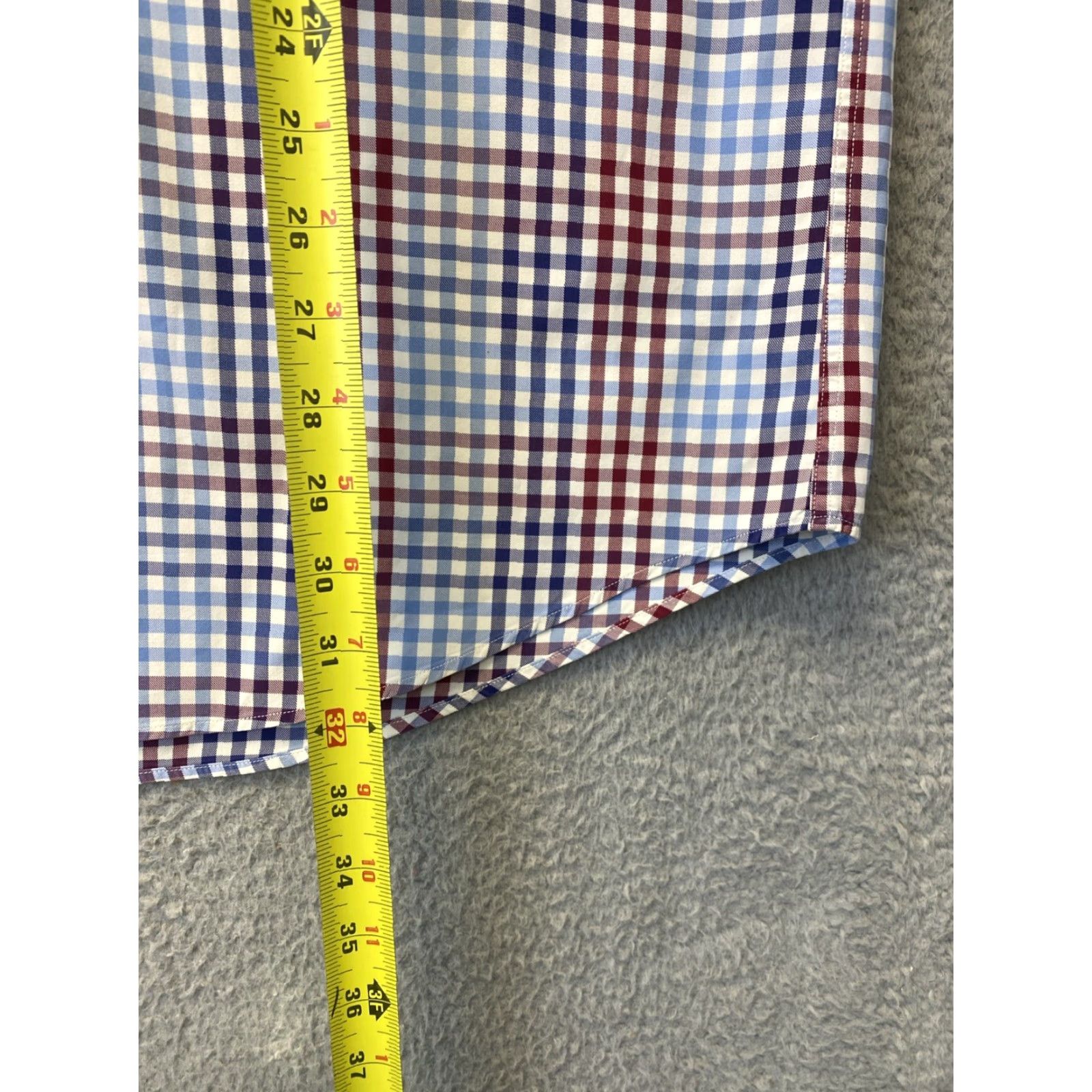 Faconnable VINTAGE Façonnable Cotton Blue Plaid Long Sleeve Shirt XL 90s Mens Size US XL / EU 56 / 4 - 6 Thumbnail