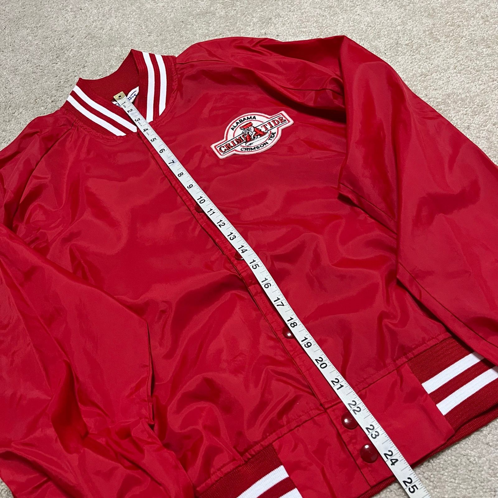 Other Vintage Chalkline Alabama Crimson Tide Nylon Varsity Jacket Size US XL / EU 56 / 4 - 5 Thumbnail