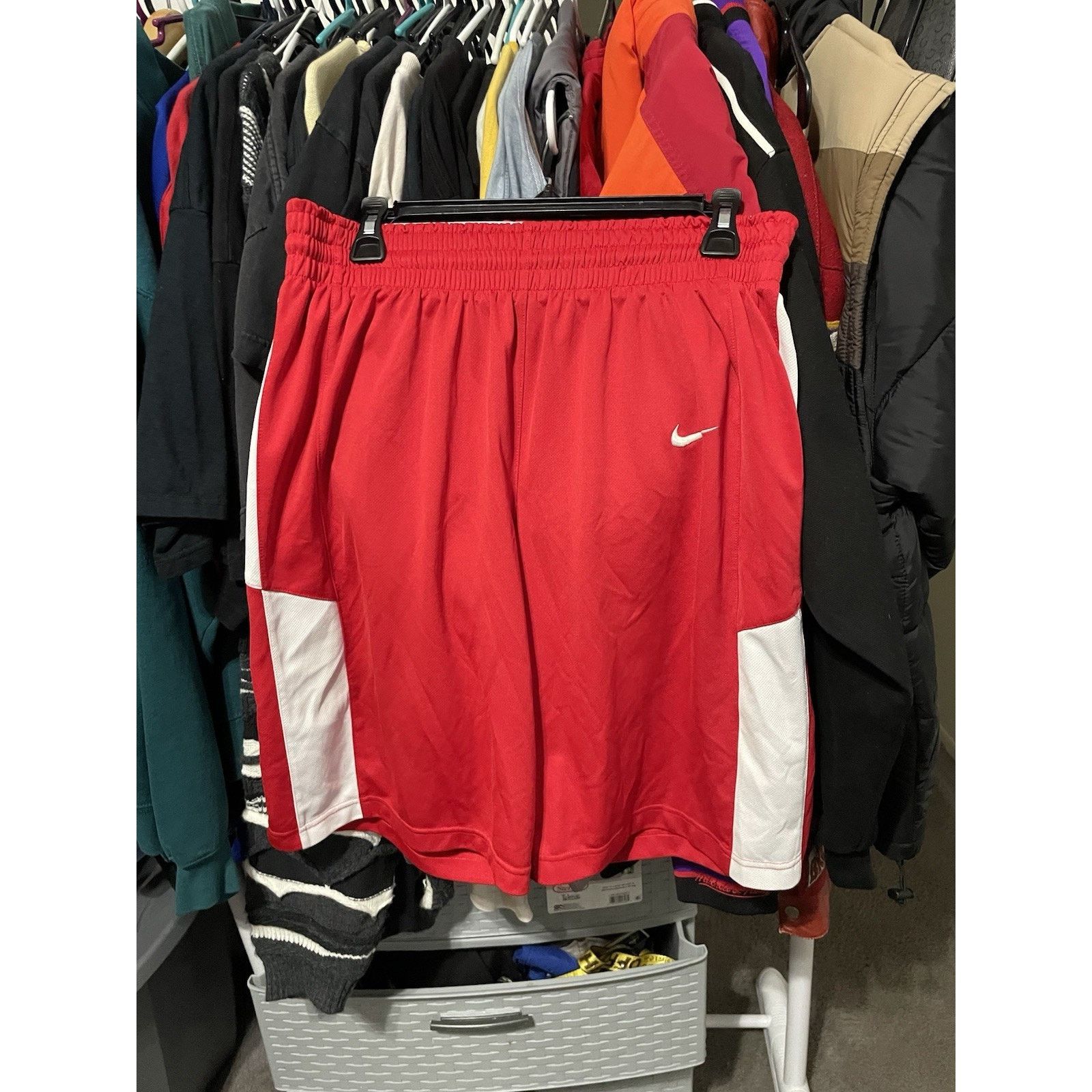 Nike Size M- Men's Nike Basketball Running Shorts Red Size US 42 / EU 58 - 1 Thumbnail