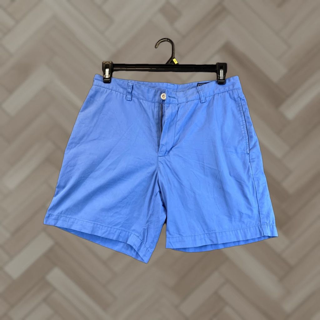 Vineyard Vines VINEYARD VINES Men's Classic Fit Blue Chino Bermuda Shorts 32 Casual Size US 32 / EU 48 - 1 Thumbnail