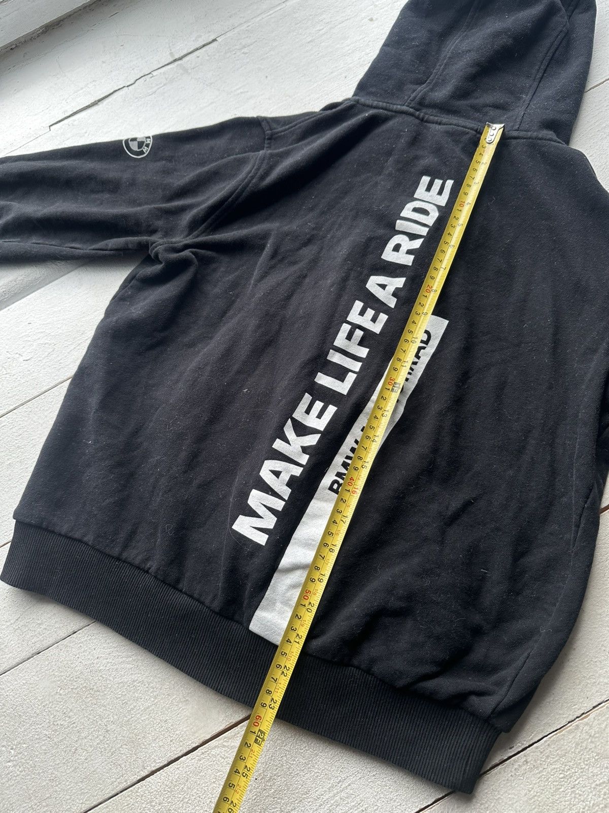 Vintage 🚨RARE BMW MOTORRAD BIG LOGO ZIP HOODIE RACING Size US S / EU 44-46 / 1 - 11 Thumbnail