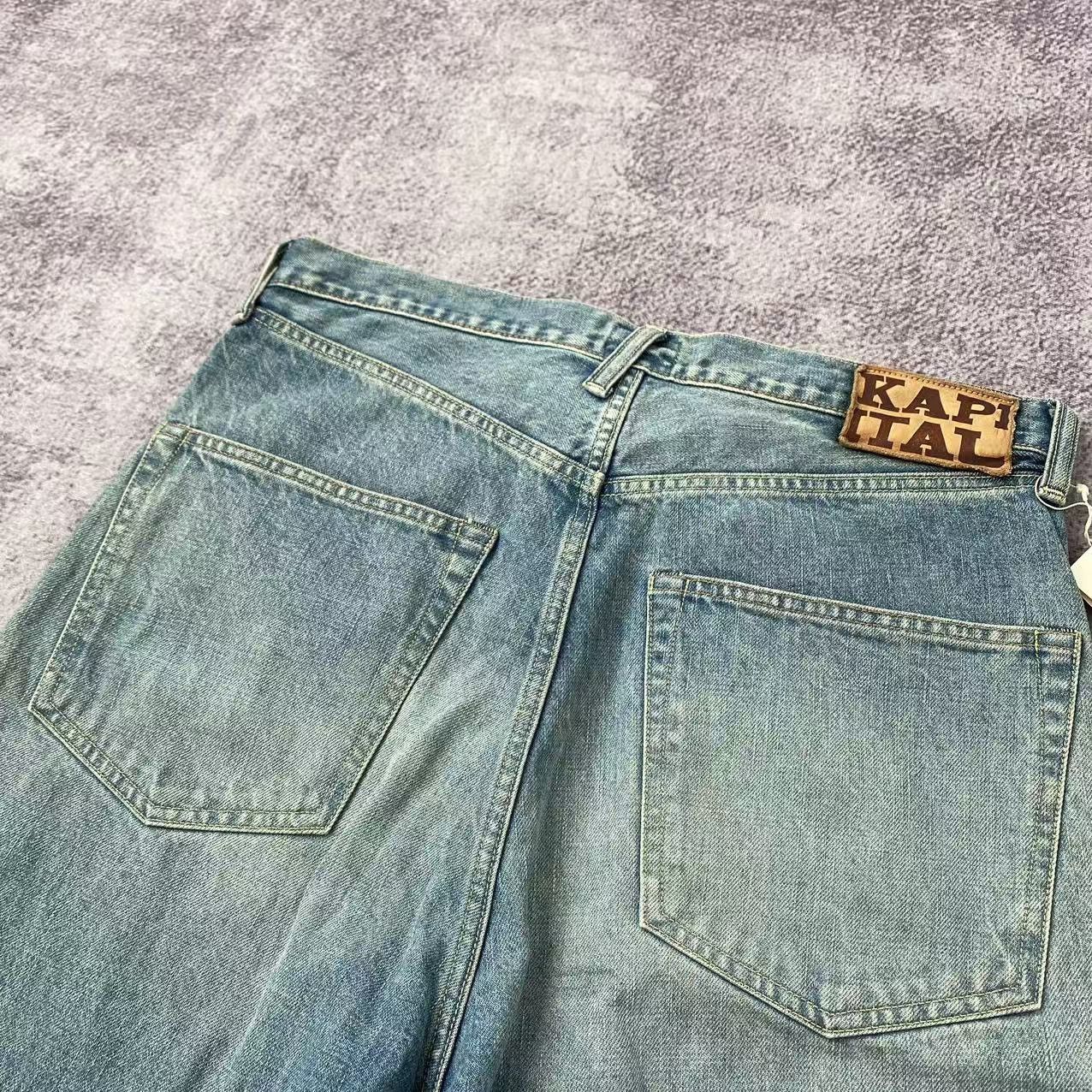 Kapital Kapital Gemstone Studded Denim Shorts *size34 — NWT Size US 34 / EU 50 - 4 Thumbnail