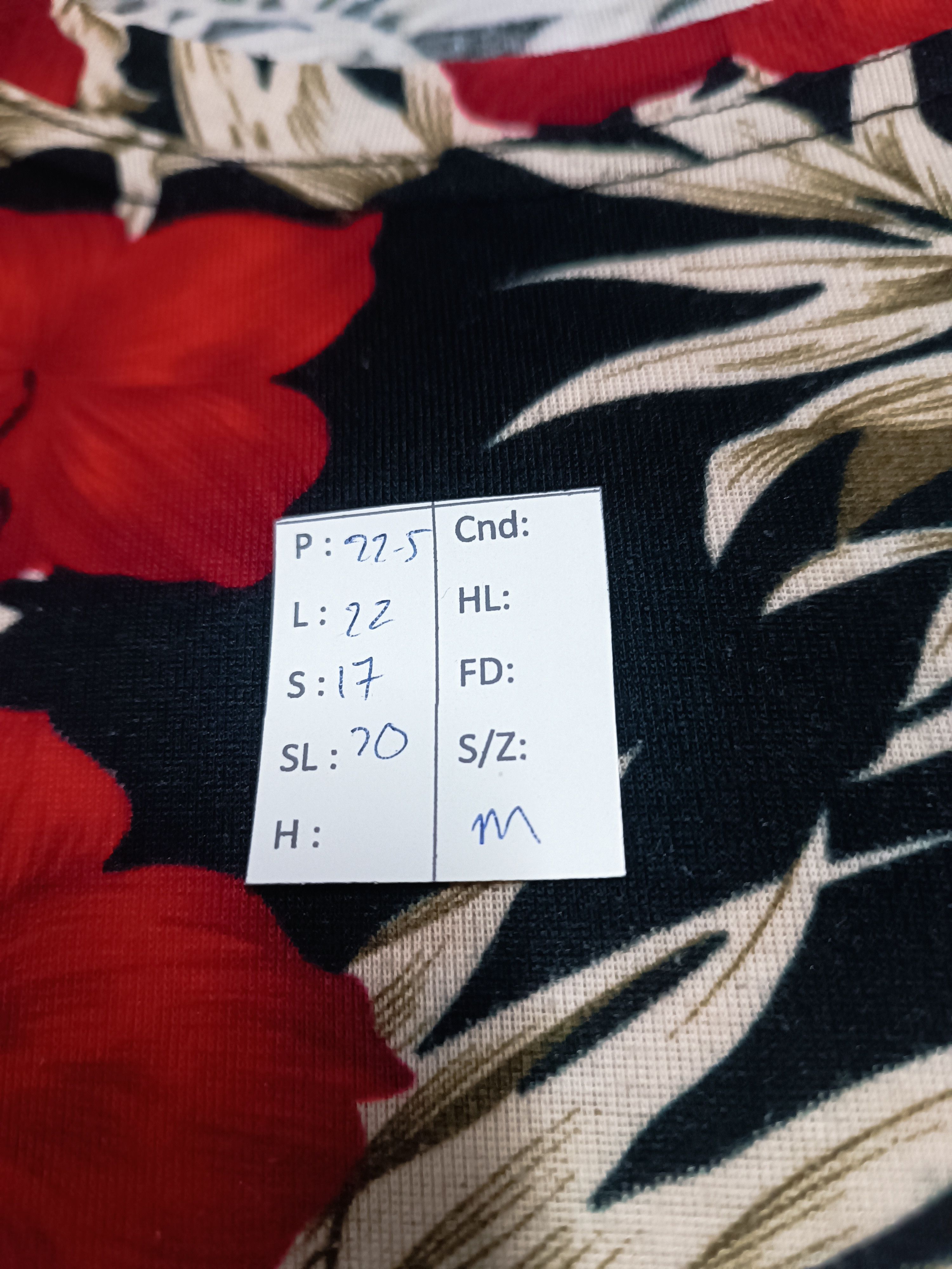 Other VINTAGE FLORAL FLOWER HIBISCUS PUNK ROCK STYLE GRUNGE Size M / US 6-8 / IT 42-44 - 18 Thumbnail