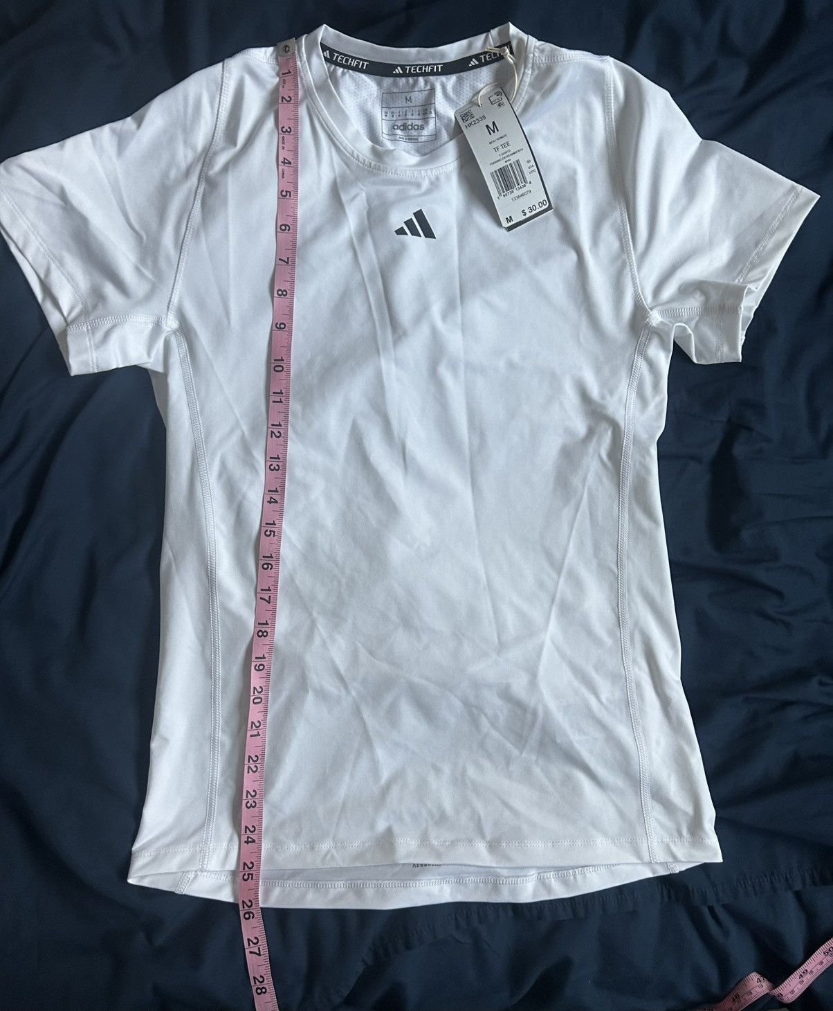 Adidas Adidas Techfit Training Tee Size Medium White BNWT Size US M / EU 48-50 / 2 - 7 Thumbnail