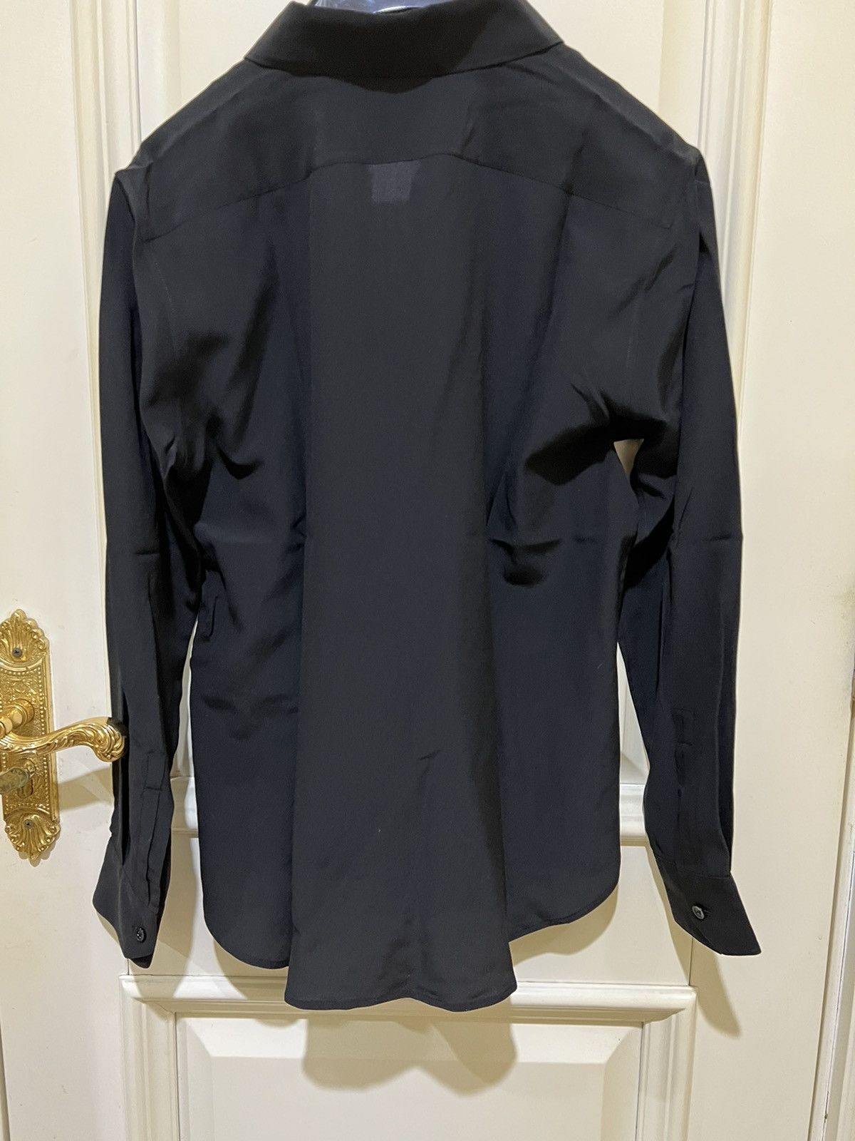 Saint Laurent Paris Saint Laurent black silk shirt SzF40 Size US S / EU 44-46 / 1 - 10 Thumbnail