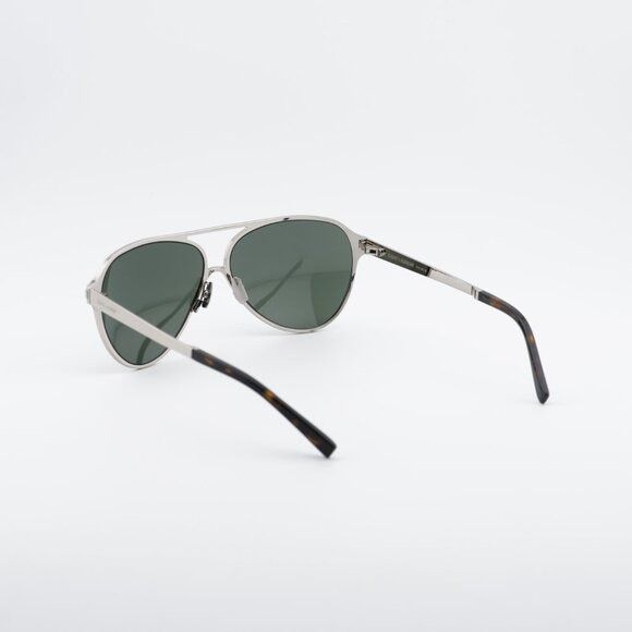 Saint Laurent Paris Saint Laurent SL734 002 Sunglasses Silver Aviator Frame Size ONE SIZE - 4 Thumbnail