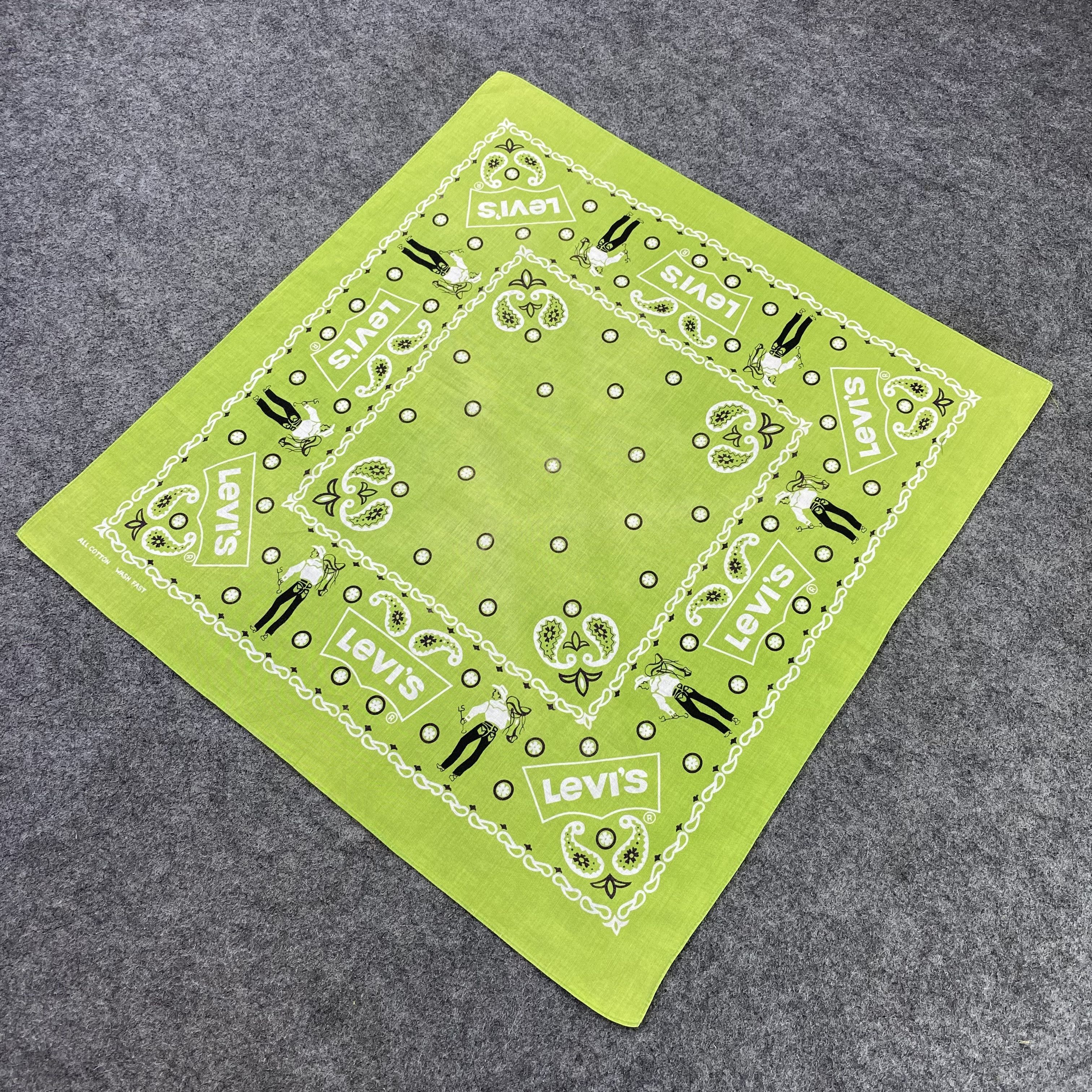Levi's Vintage Levis Paislee Handkerchief/Bandana/Neckerchief-B1405 Size ONE SIZE - 4 Thumbnail