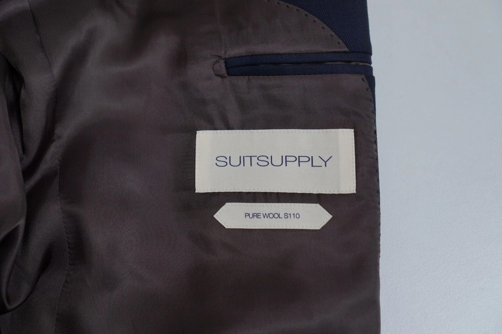 Suitsupply Men Suitsupply Blazer Napoli Wool S110 Zignone Blue UK/US38L Size 38L - 5 Thumbnail