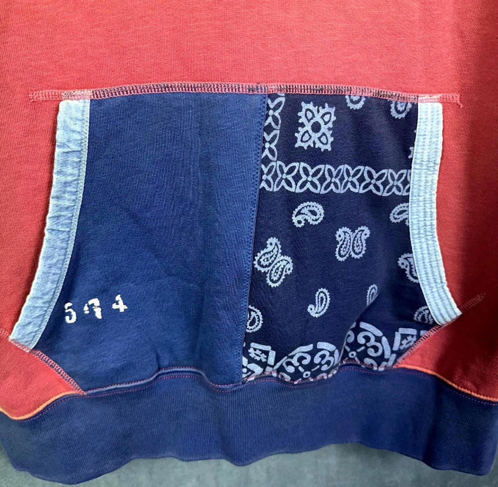 Polo Ralph Lauren Polo Ralph Lauren Bandana Patchwork Fleece Hoodie Pocket S Size US S / EU 44-46 / 1 - 3 Thumbnail