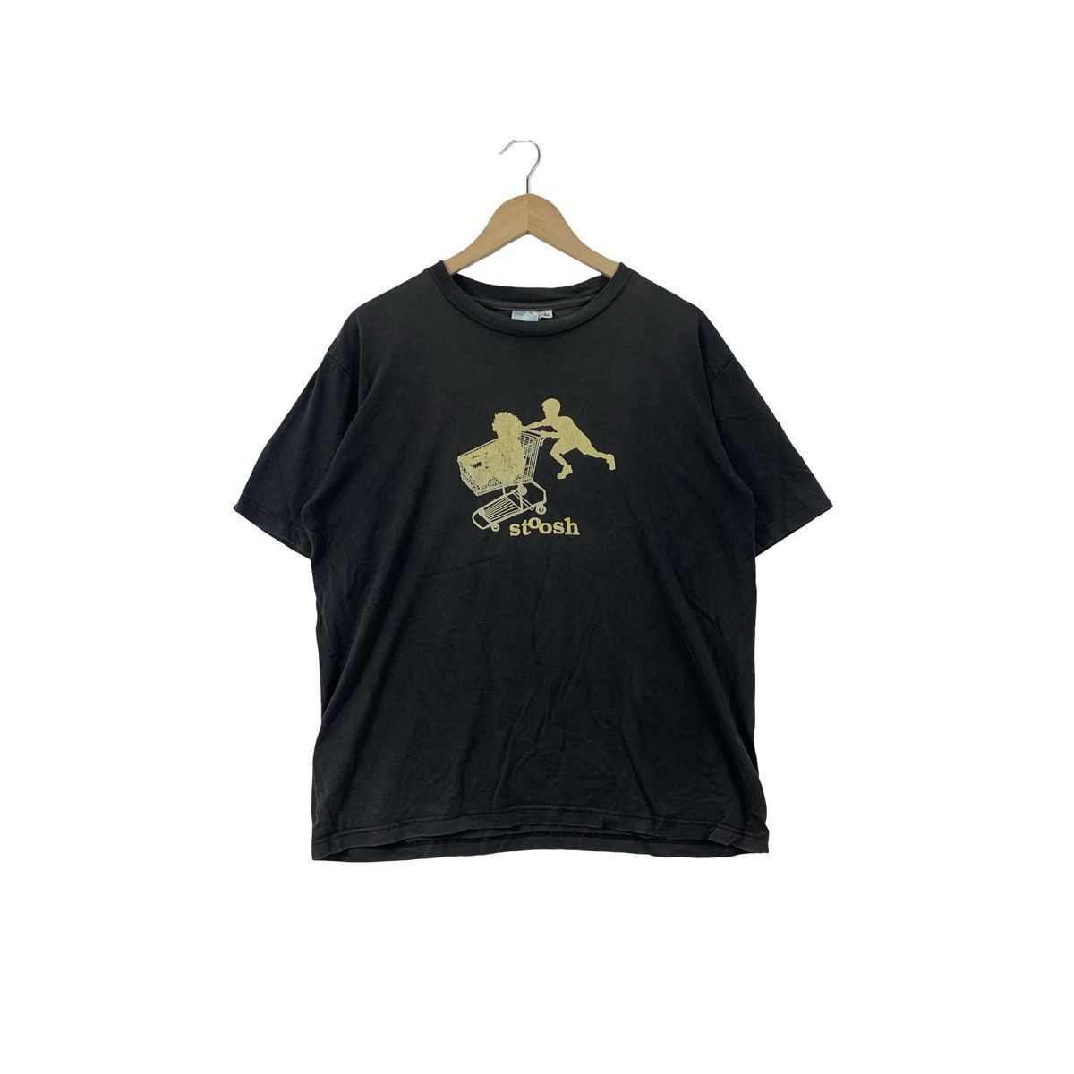 Vintage Vintage Stoosh Graphic T-Shirt Shopping Cart Logo Tee Size US L / EU 52-54 / 3 - 1 Thumbnail