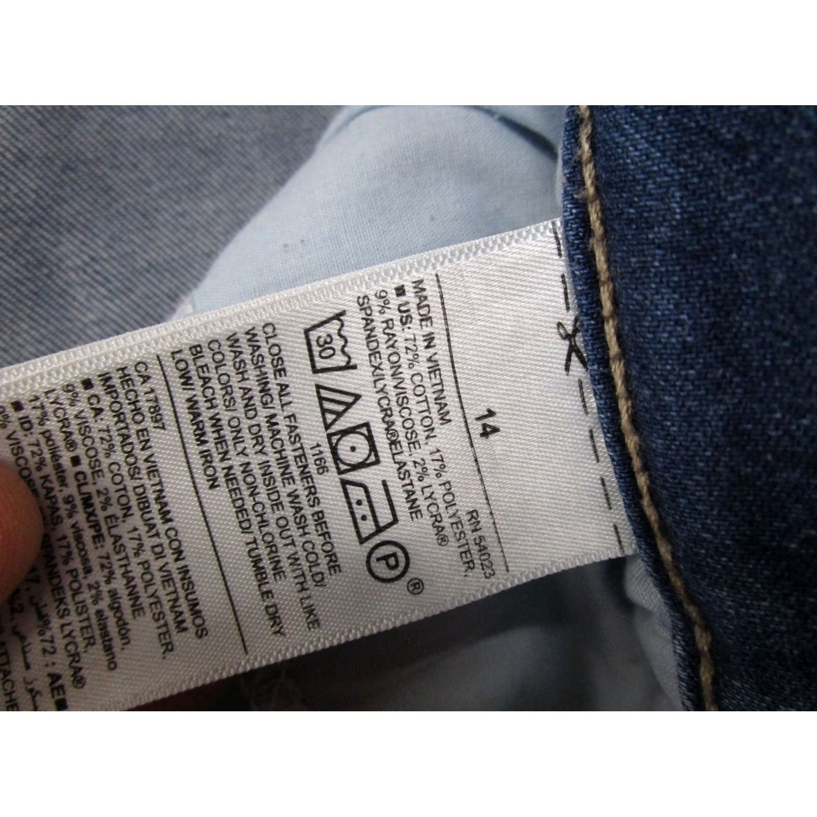 Old Navy Old Navy Jeans Womens 14 Rockstar High Rise Super Skinny Button Fly Size Size 36" / US 14 / IT 50 - 5 Thumbnail