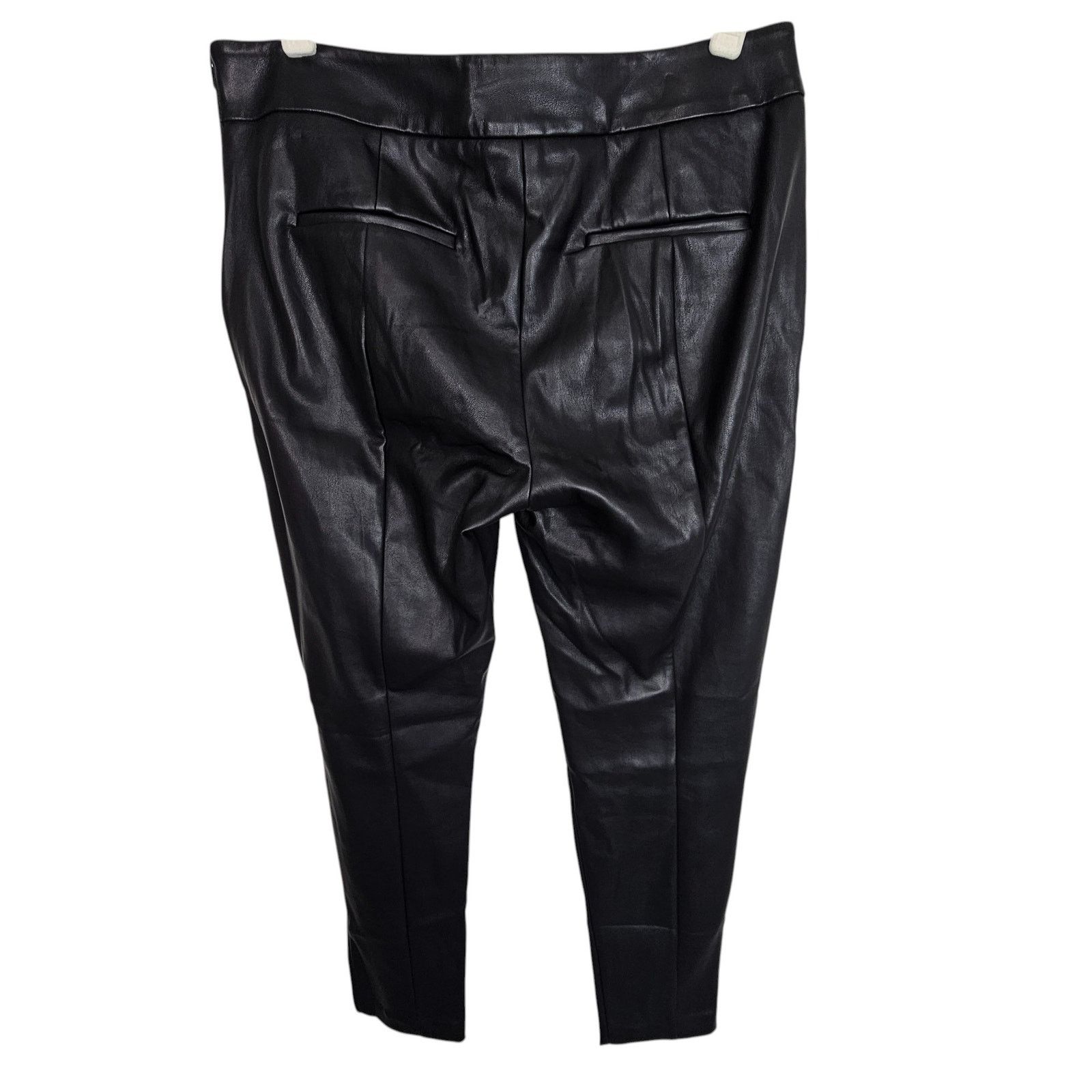 Ann Taylor Ann Taylor Womens Faux Leather Pull On Pants Size 8 Classic Size 30" / US 8 / IT 44 - 7 Thumbnail