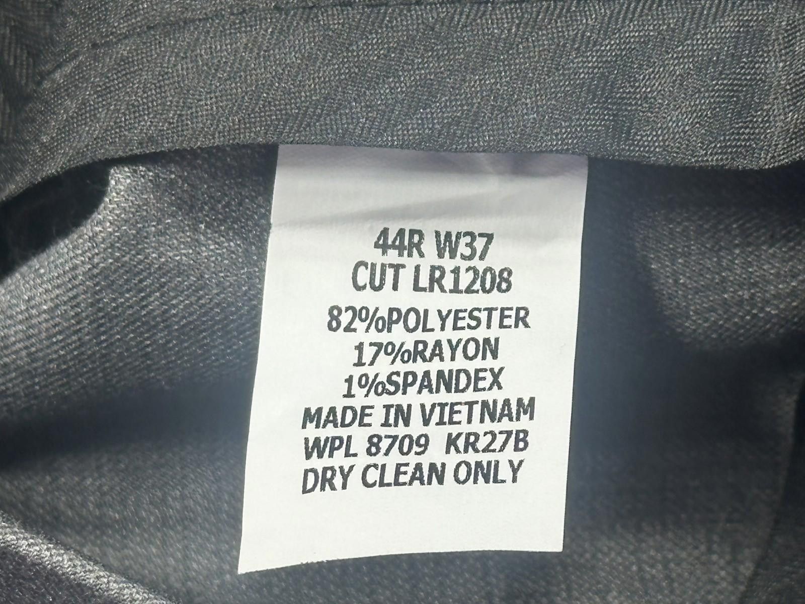 Other Kenneth Cole Reaction Flat Front Dress Pants Gray Mens 37/32 Size US 37 - 7 Thumbnail