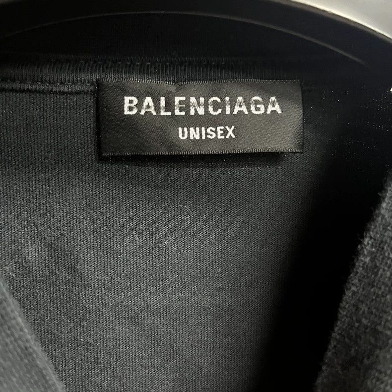 Balenciaga Balenciaga Black Rock Band Series Lightning Letter Pattern Size US M / EU 48-50 / 2 - 2 Thumbnail