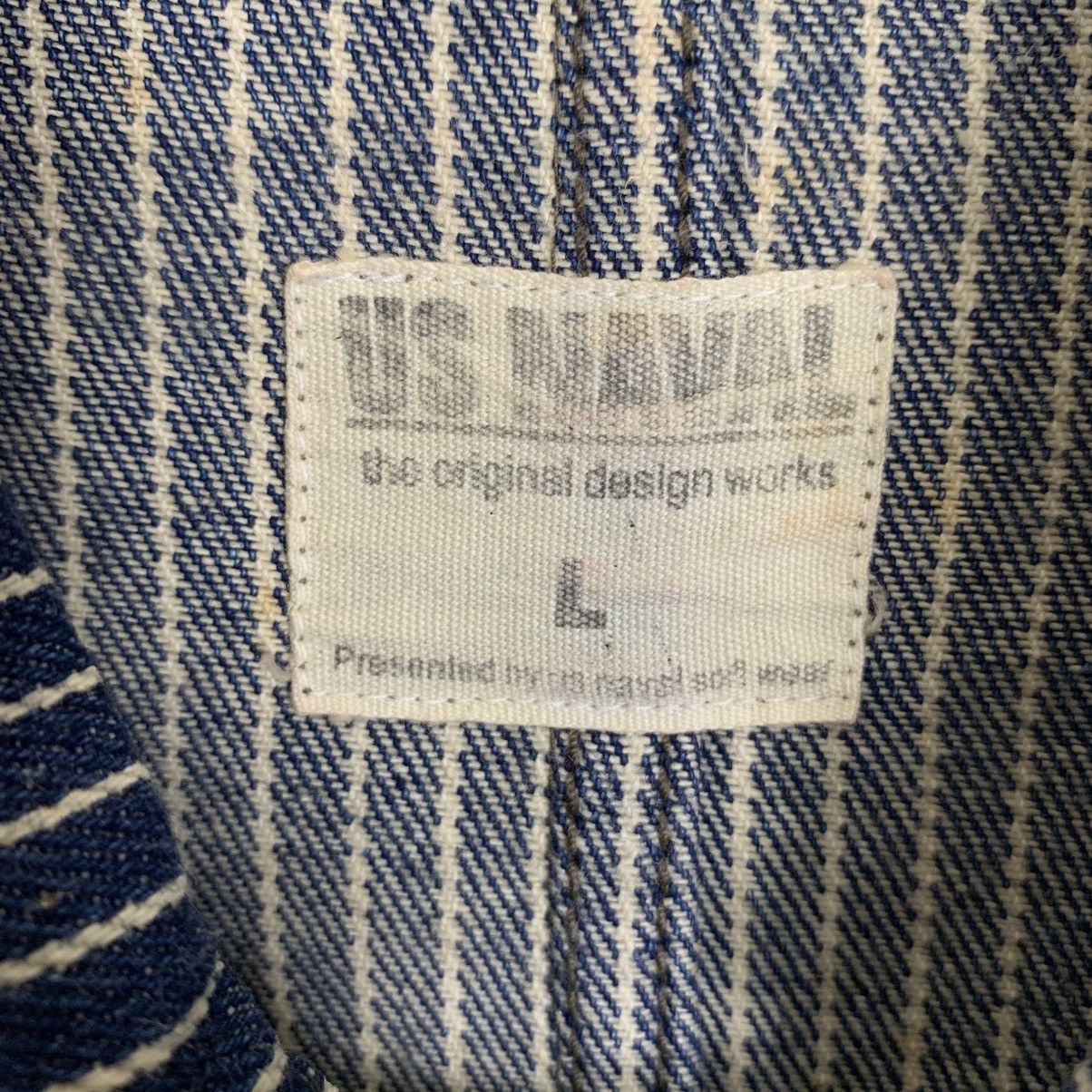 Designer × Vintage Vintage Reproduction US Naval Hickory Denim Jacket Size US L / EU 52-54 / 3 - 8 Thumbnail