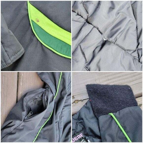Vintage Vintage 90s y2k Arcticwear Black Neon Green Two Piece Snow S Size M / US 6-8 / IT 42-44 - 6 Thumbnail