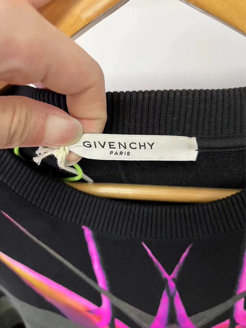 Givenchy Givenchy Black Paradise Bird Print Hoodie Size US L / EU 52-54 / 3 - 3 Thumbnail