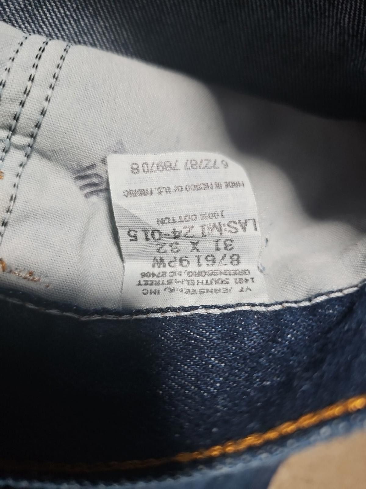Rustler Rustler 31x32 Straight Blue Jeans Size US 31 - 3 Thumbnail
