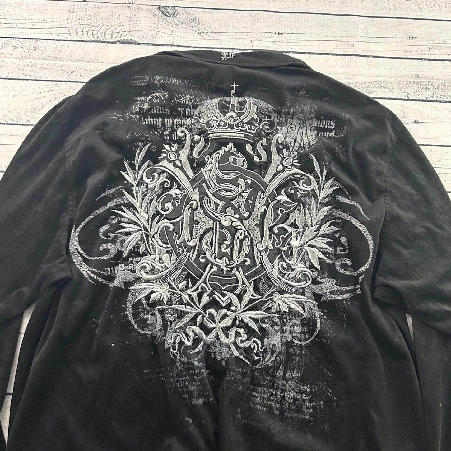 Vintage VINTAGE Bare Fox Shirt Men's 2XL Black Button-Up Embroidered Snap Front Size US XXL / EU 58 / 5 - 5 Thumbnail