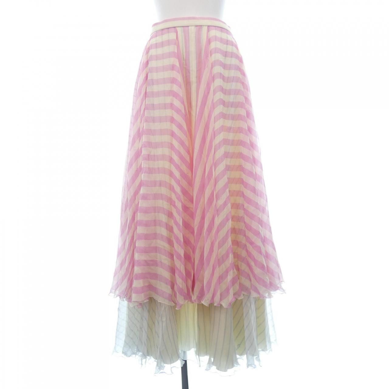 Louis Vuitton Louis Vuitton Louis Vuitton Silk Skirt Others Skirts FQJX21KQX DUTY FREE for USA Size ONE SIZE - 1 Thumbnail