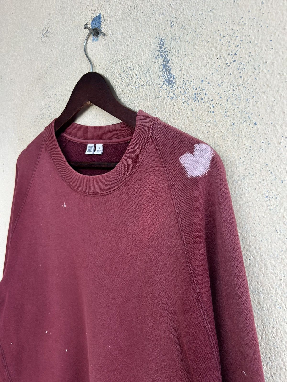 Christophe Lemaire × Uniqlo UUUUU Hand Painted Sunfaded Sweatshirt Size US M / EU 48-50 / 2 - 7 Thumbnail