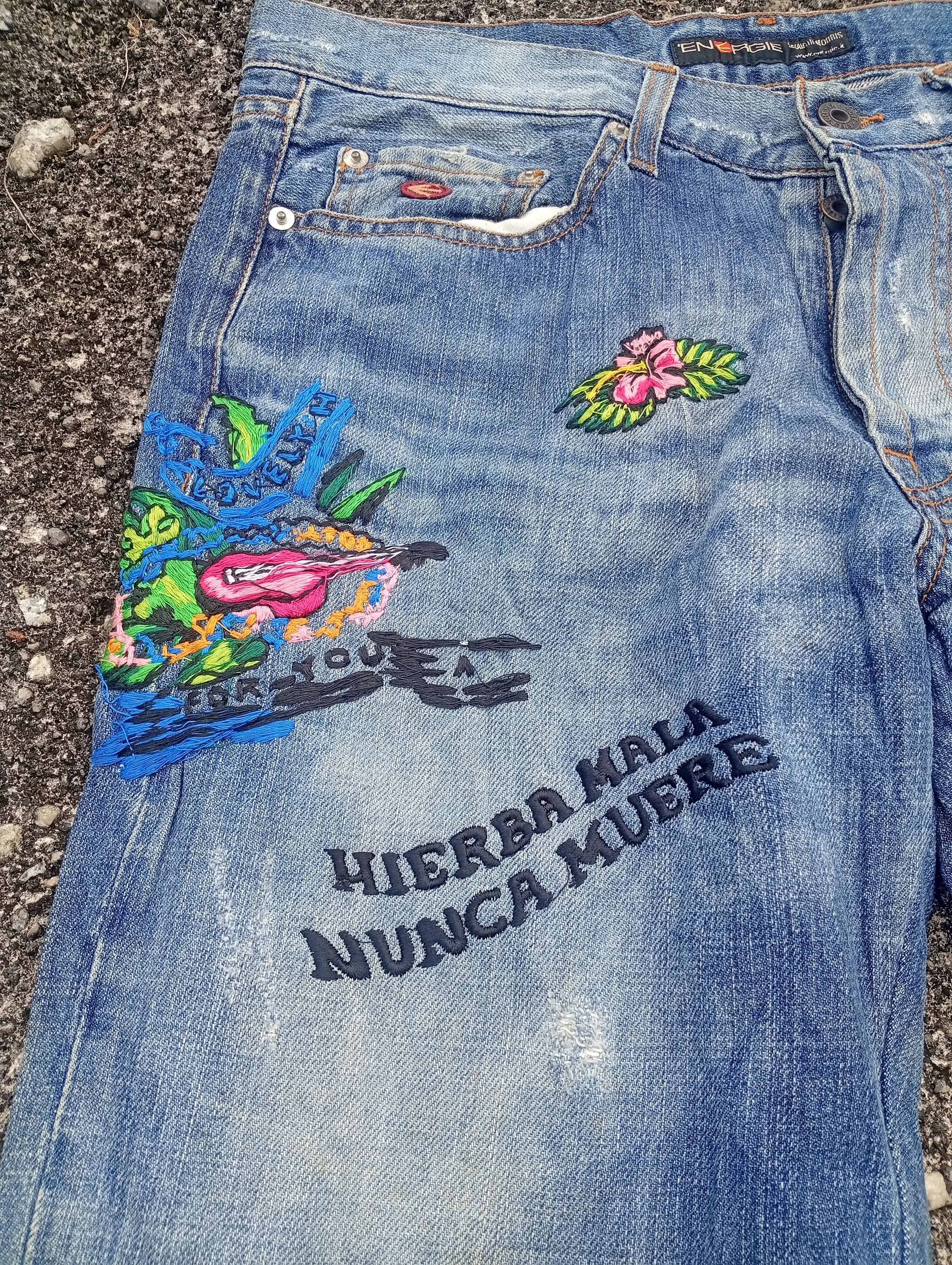 Japanese Brand Energie summer morris embroidery carnivor plants Size US 33 - 6 Thumbnail