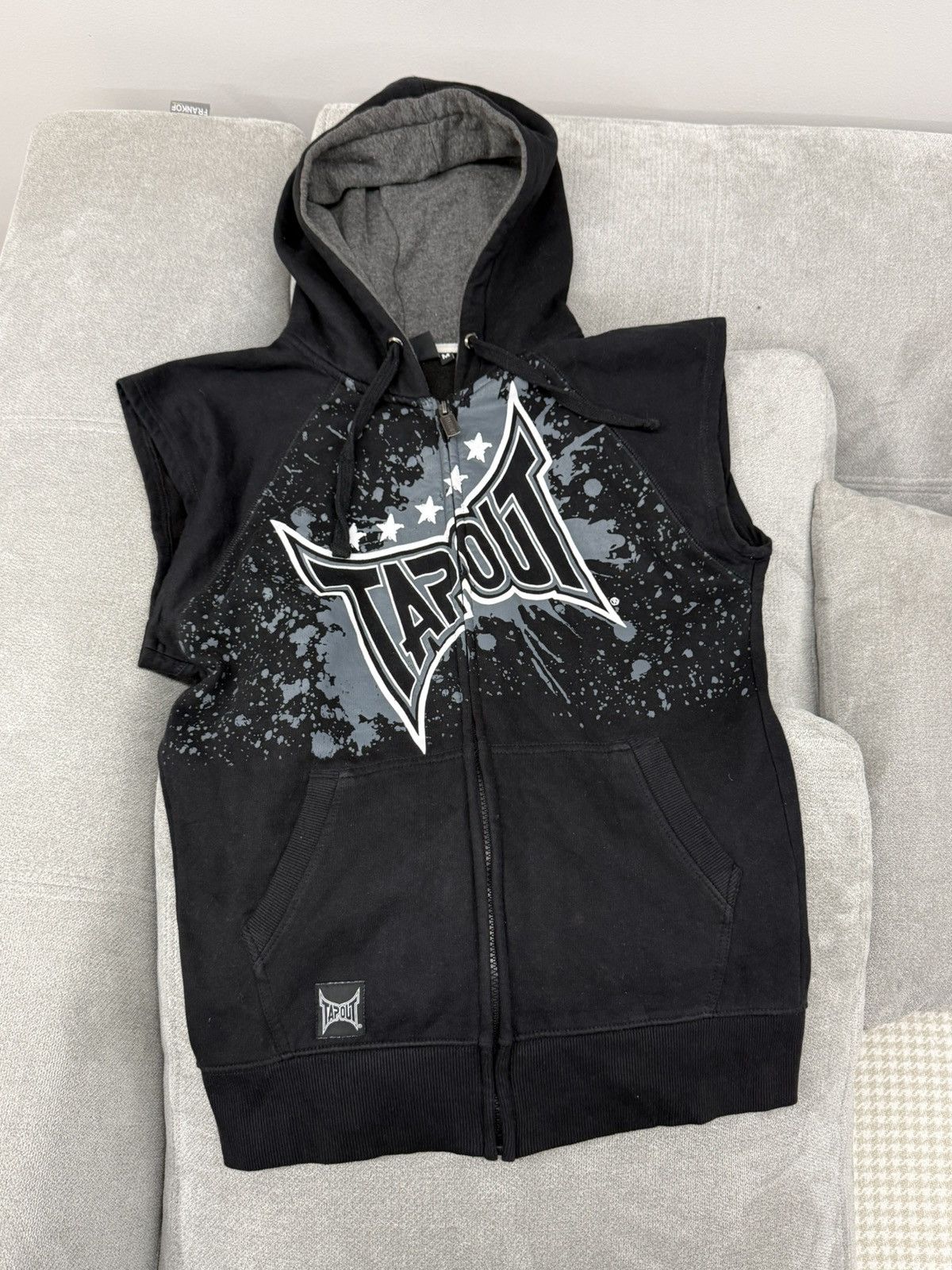 Tapout Tapout Crazy Y2K Vintage Zip Hoodie Vest Size US M / EU 48-50 / 2 - 1 Thumbnail