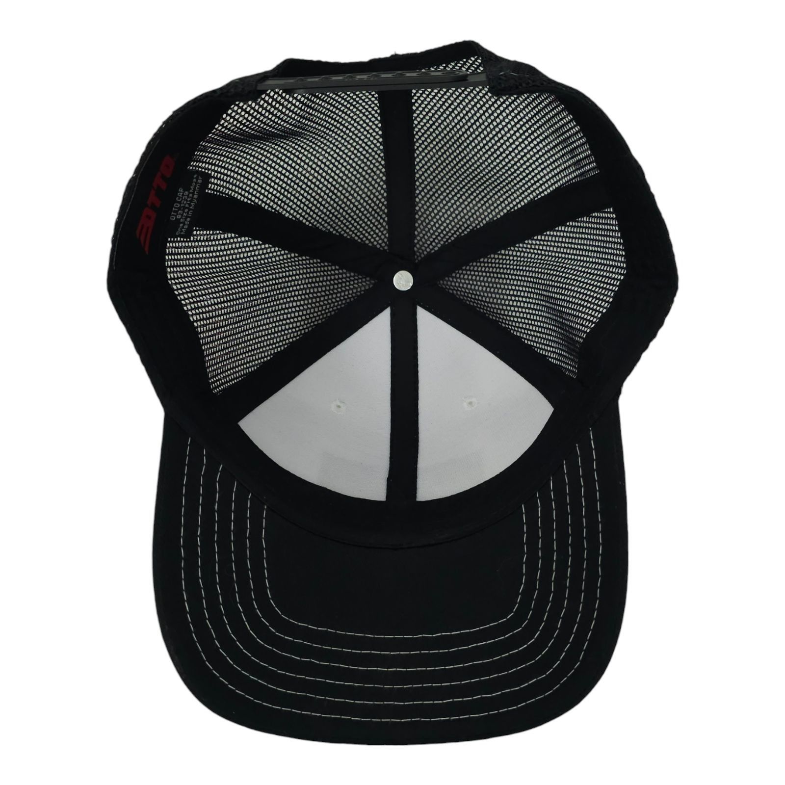 Otto Bootleggers Nashville TN Logo Patch Mesh Snapback Cap Hat Size ONE SIZE - 5 Thumbnail