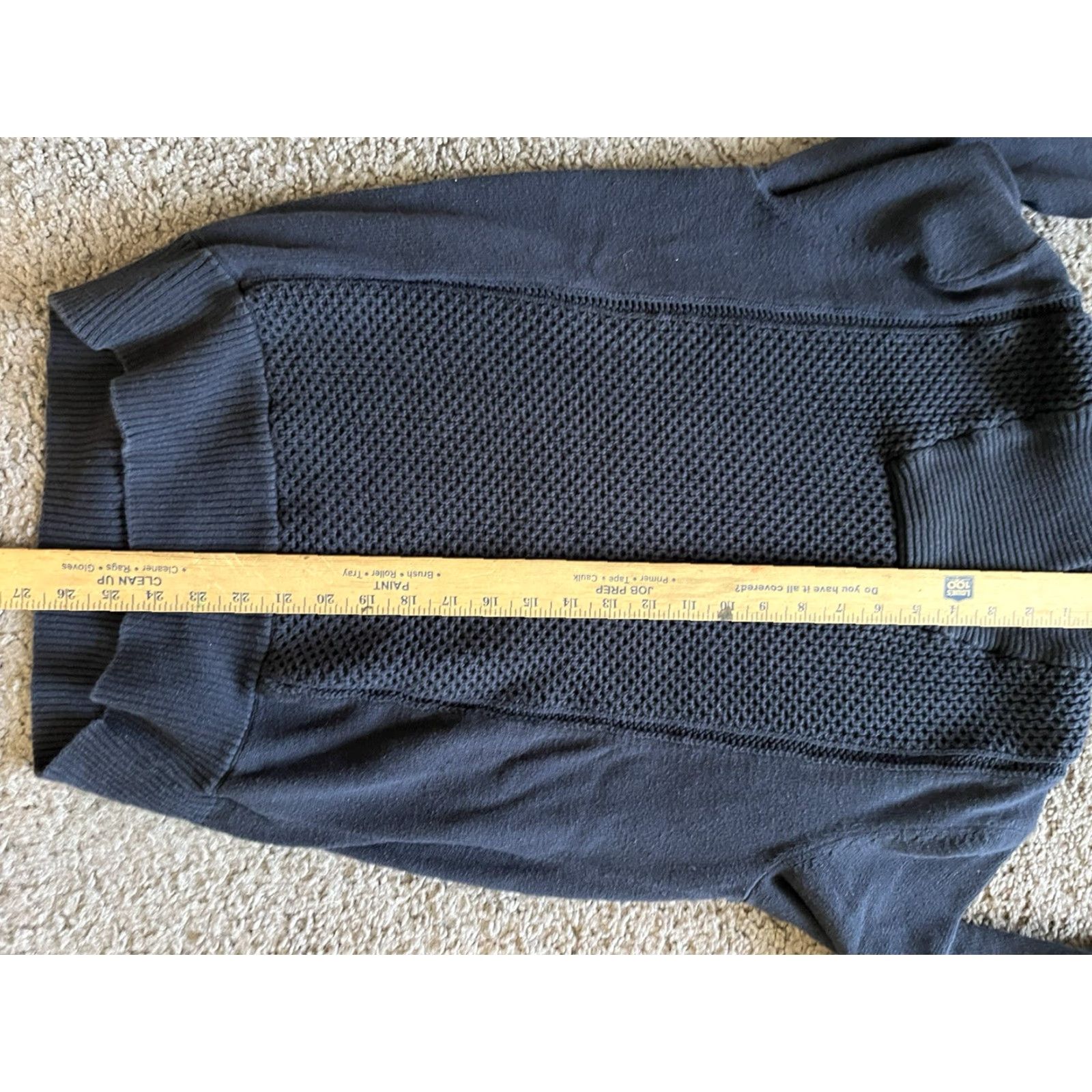 H&M H&M LOGG Knit Sweater Mens Medium Navy Blue Shawl Collar Preppy Size US M / EU 48-50 / 2 - 5 Thumbnail