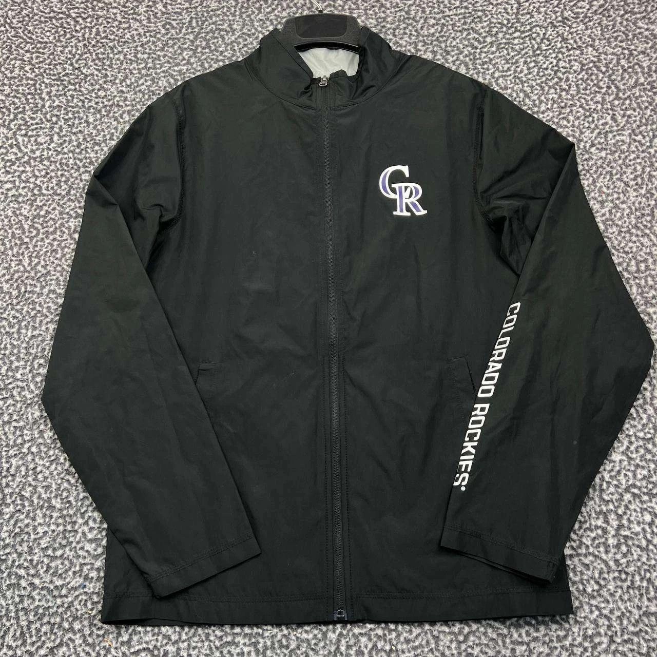 Majestic Colorado Rockies Windbreaker Jacket Men Majestic Full Zip S Size US S / EU 44-46 / 1 - 1 Thumbnail